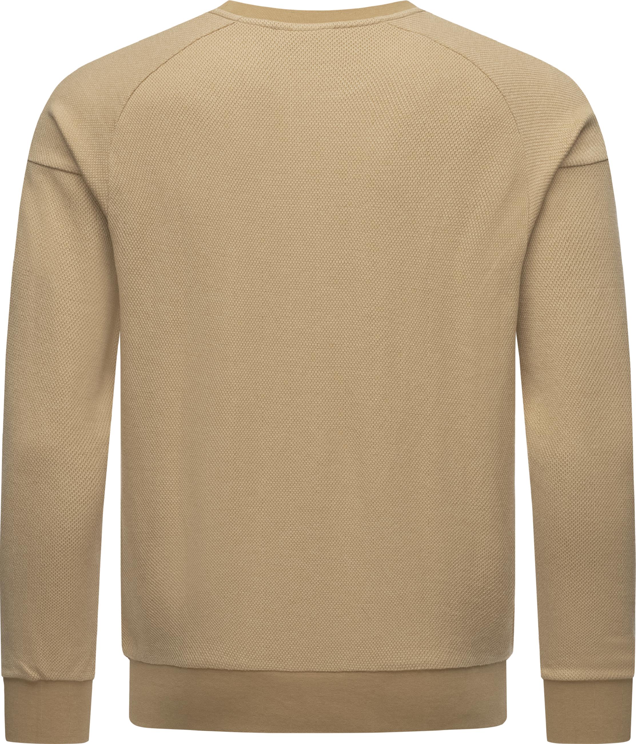 Strukturierter Pullover "Doren" Sand