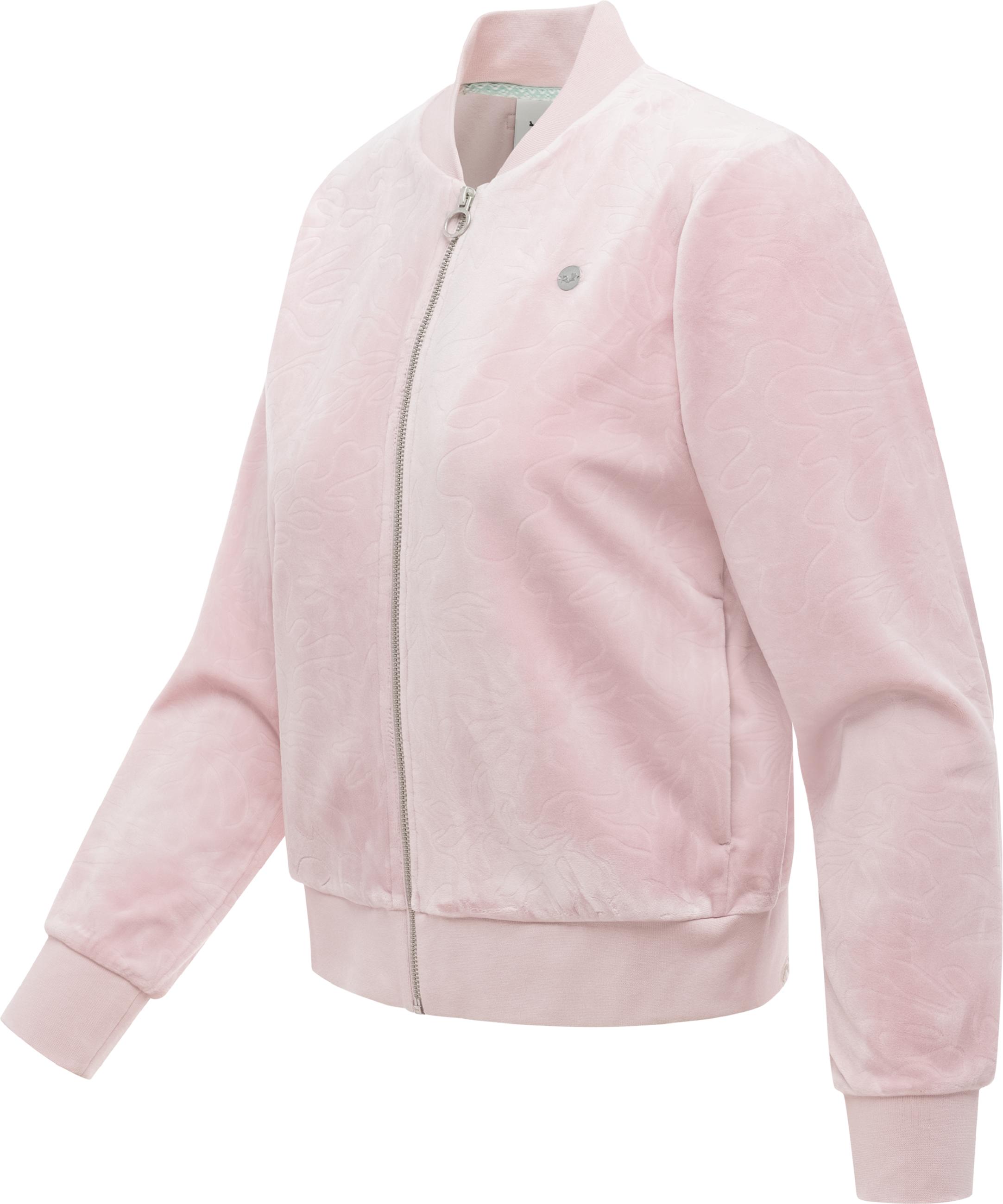 Kuschelweiche Sweatjacke "Doron Embossed" Marshmallow