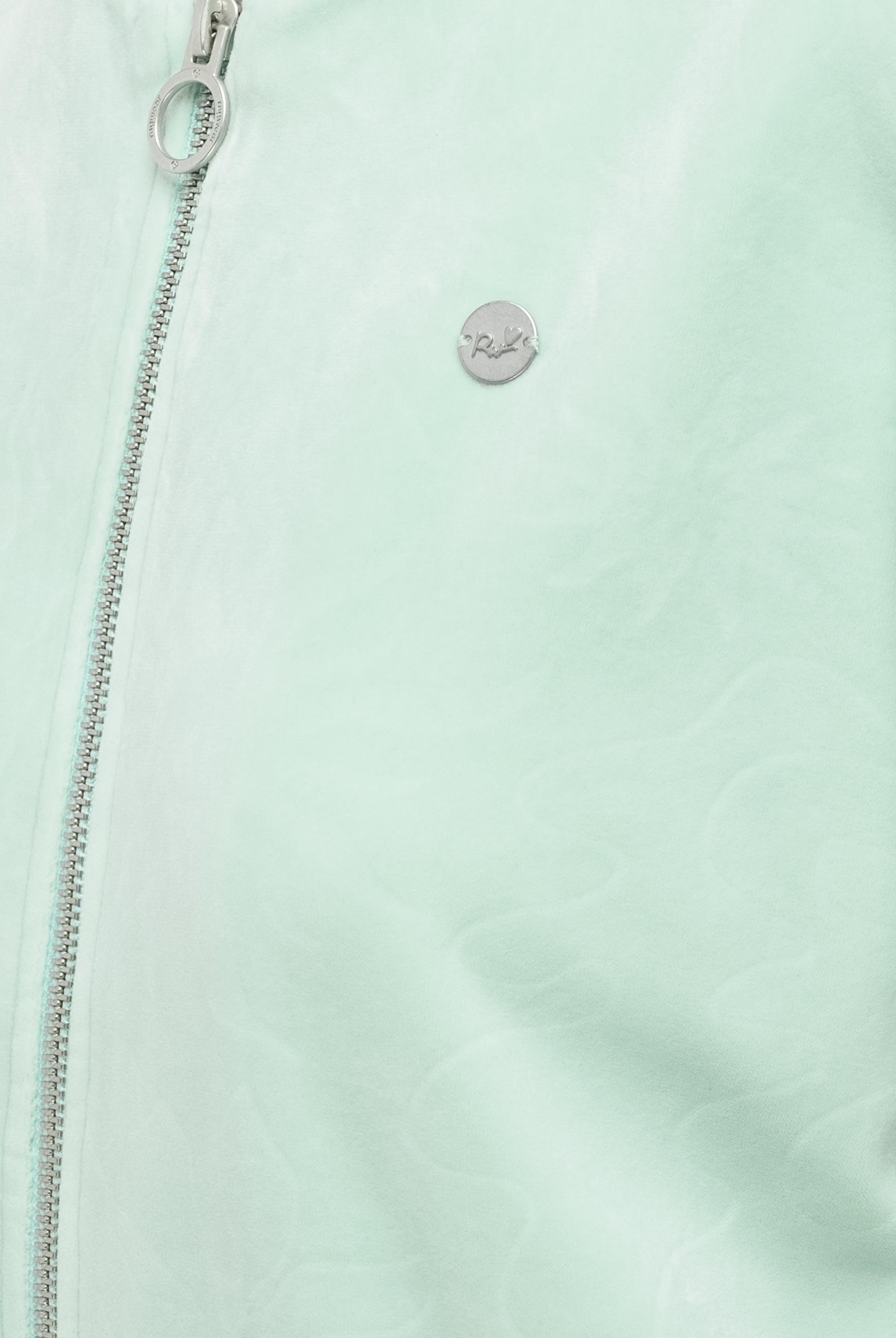 Kuschelweiche Sweatjacke "Doron Embossed" Mint
