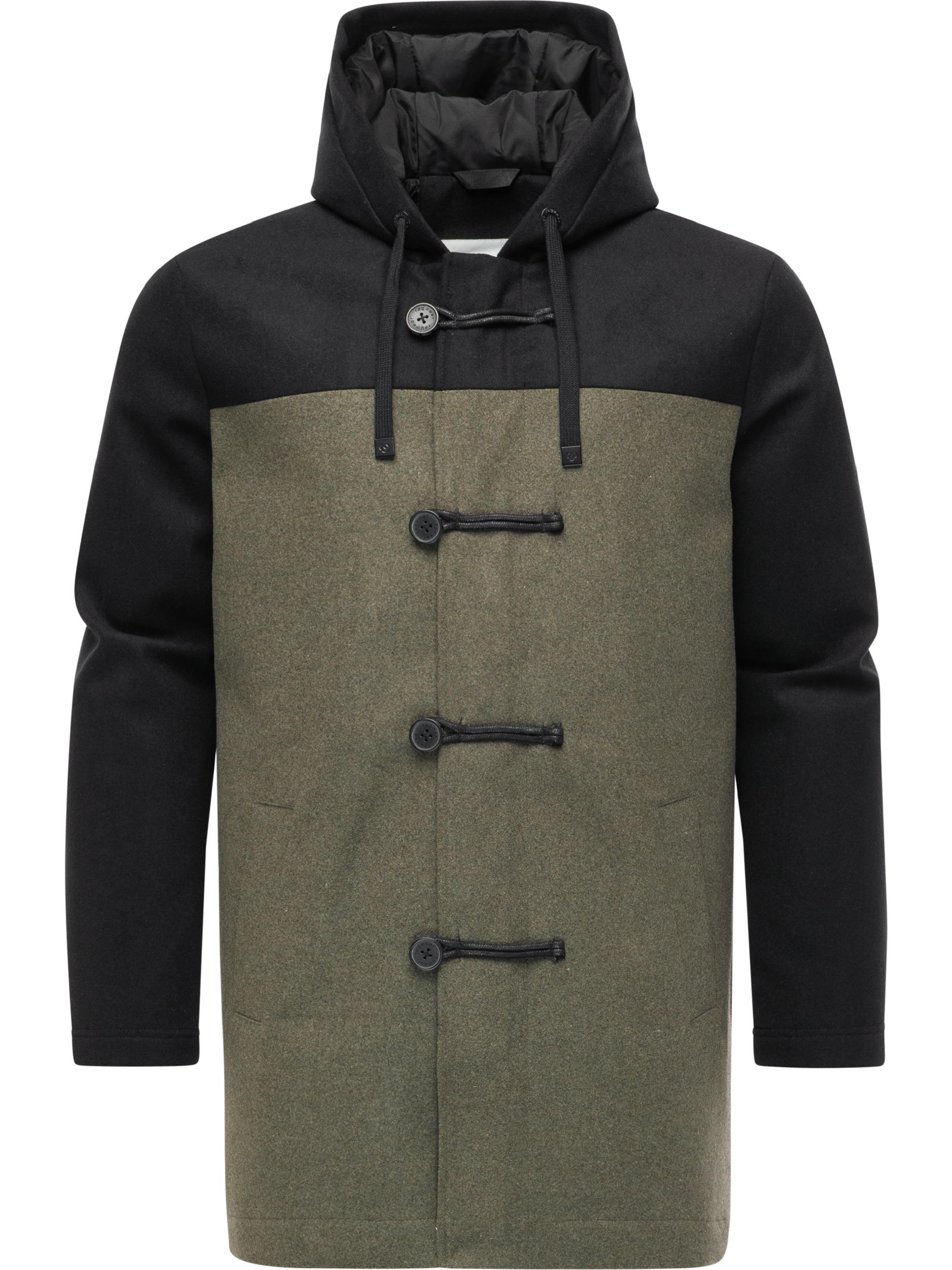 Winter Kurzmantel mit Kapuze "Dorvan YOUMODO" Dark Olive