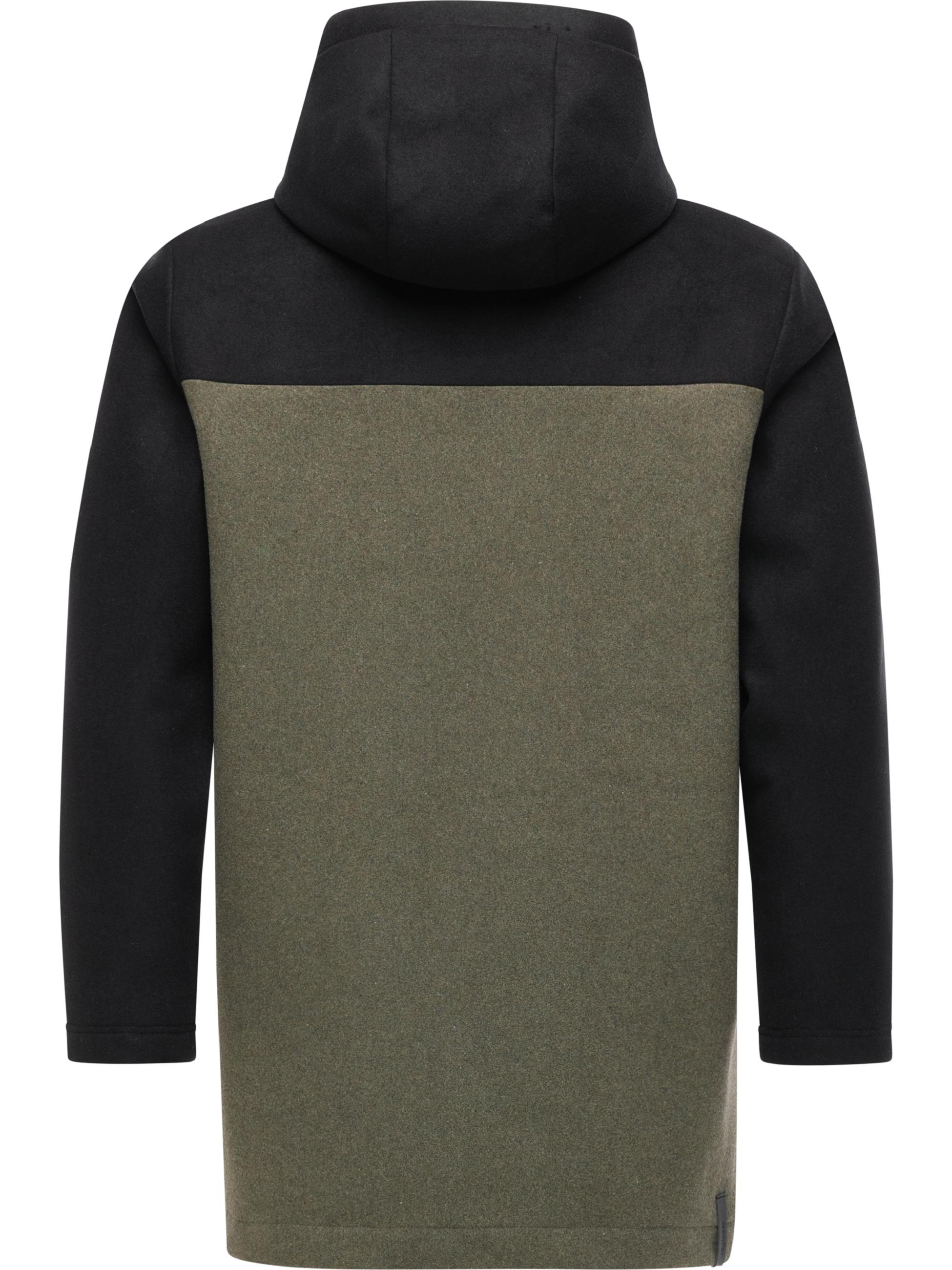Winter Kurzmantel mit Kapuze "Dorvan YOUMODO" Dark Olive