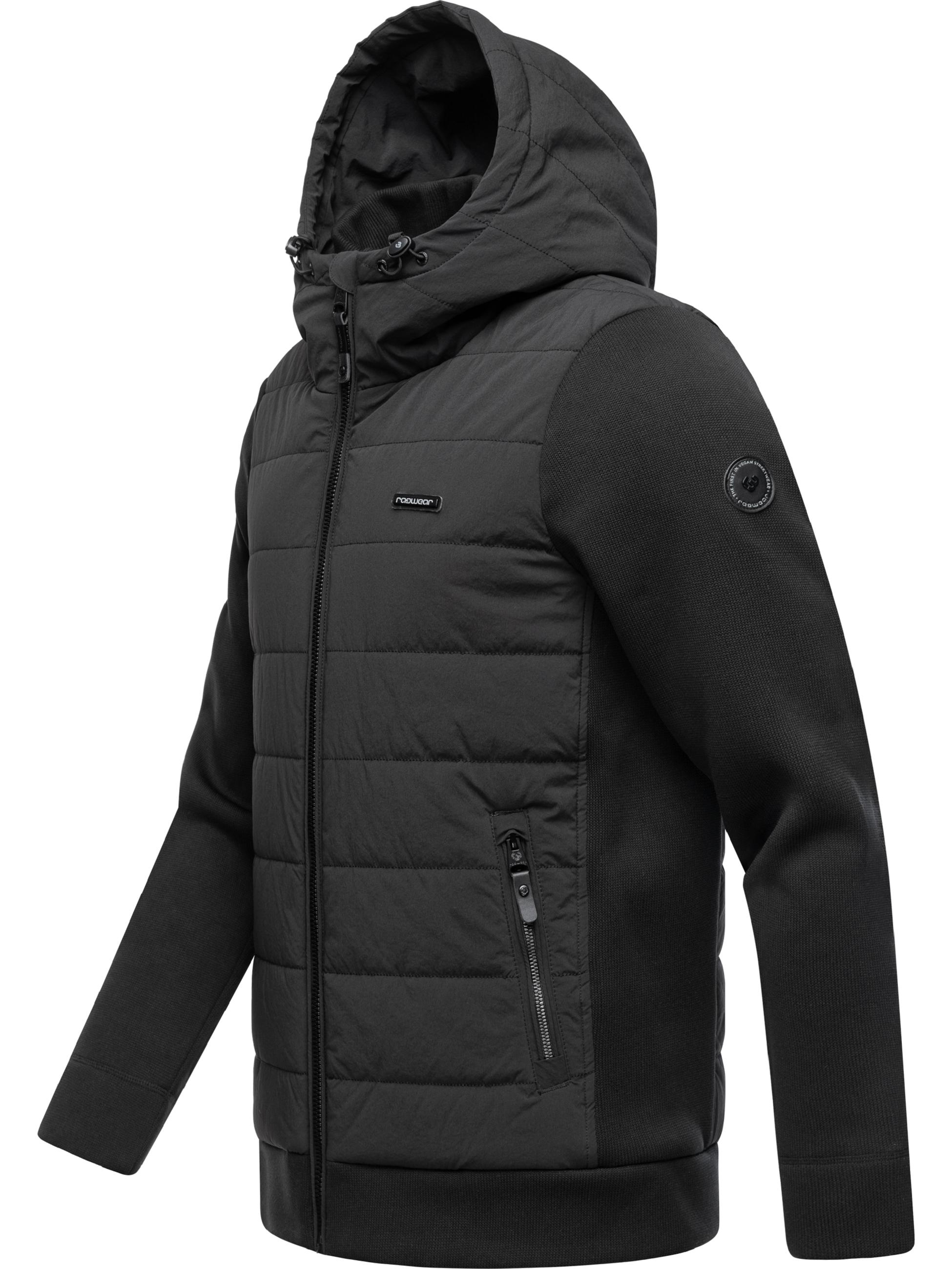 Winter Steppjacke mit Kapuze "Doryan" Black