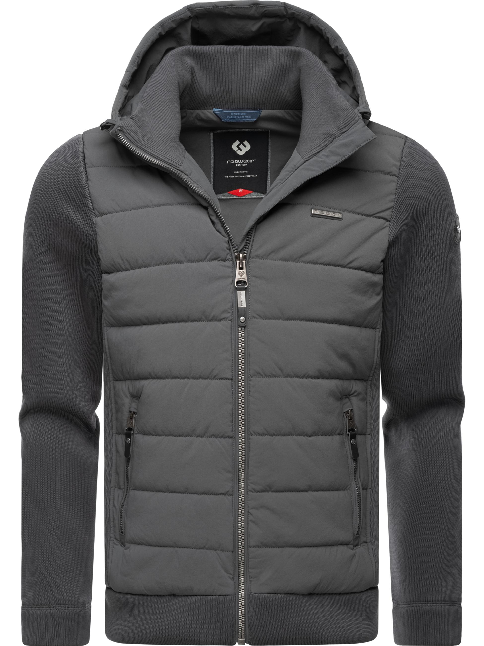 Winter Steppjacke mit Kapuze "Doryan" Dark Grey23