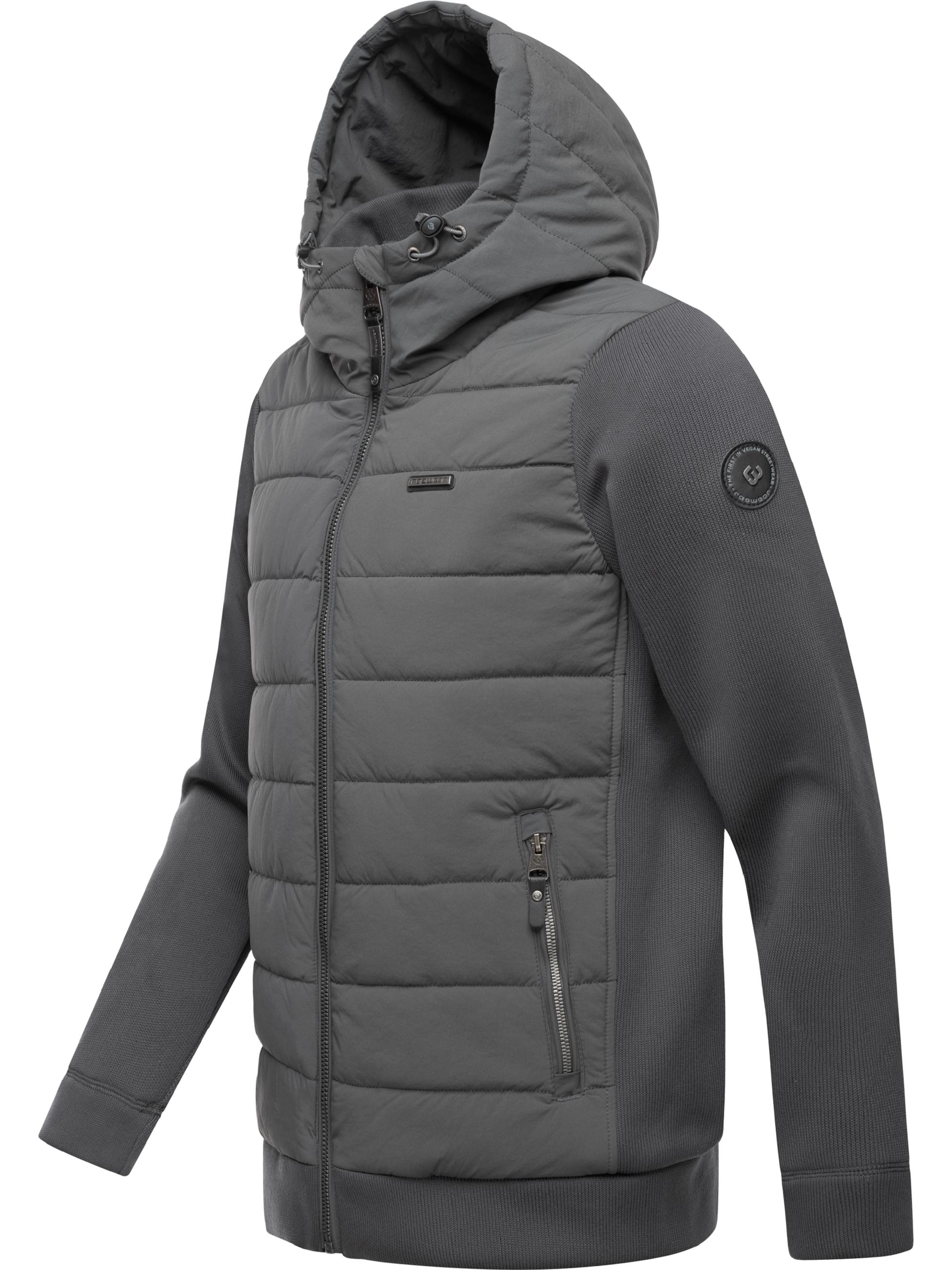 Winter Steppjacke mit Kapuze "Doryan" Dark Grey23