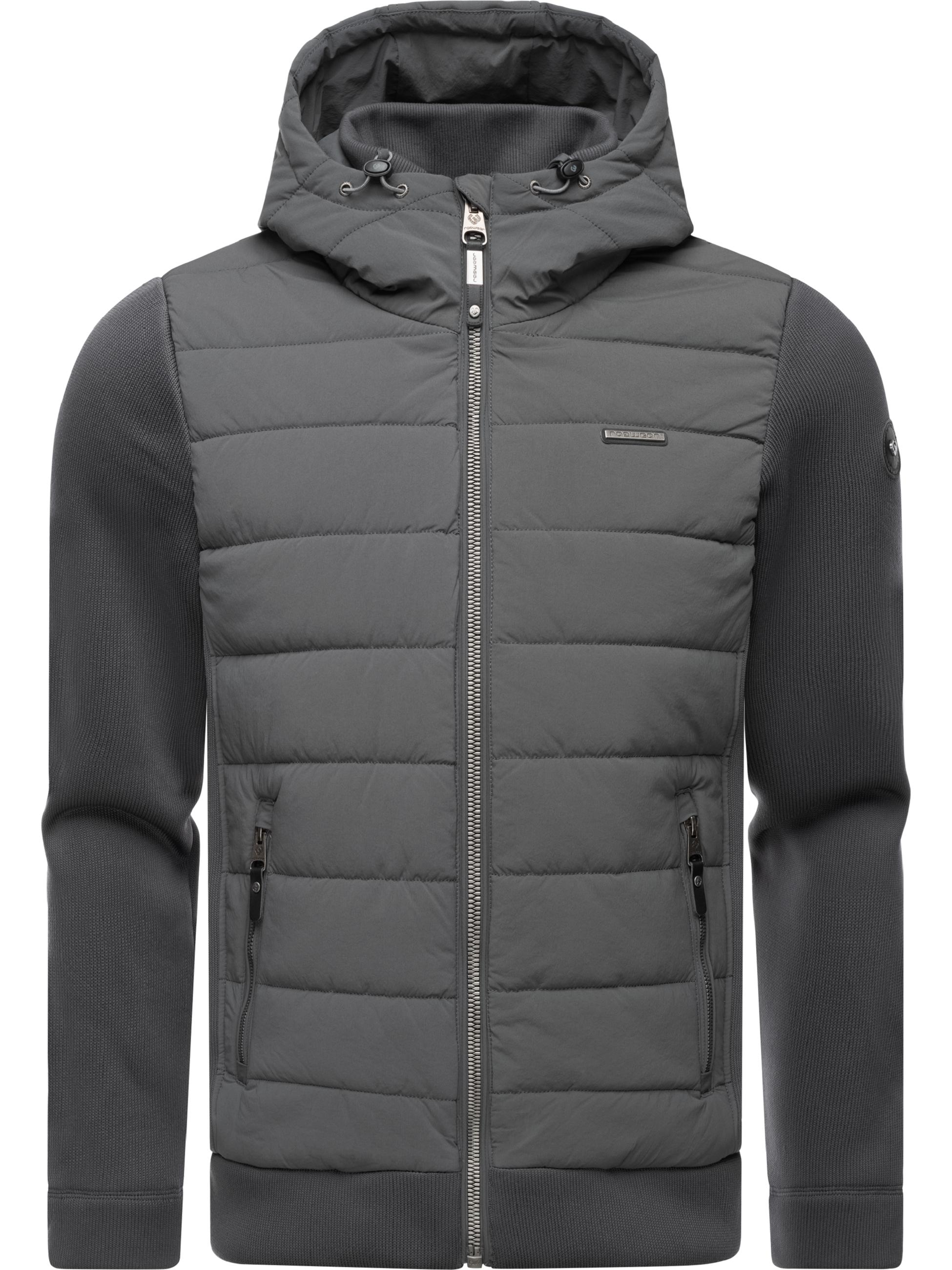 Winter Steppjacke mit Kapuze "Doryan" Dark Grey23