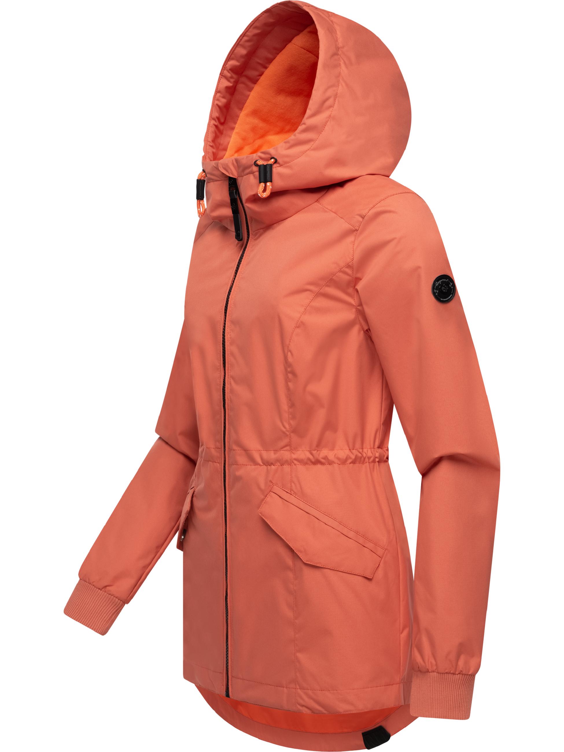 Leichte Übergangsjacke mit Taillenzugband "Dowey A" Brick Red