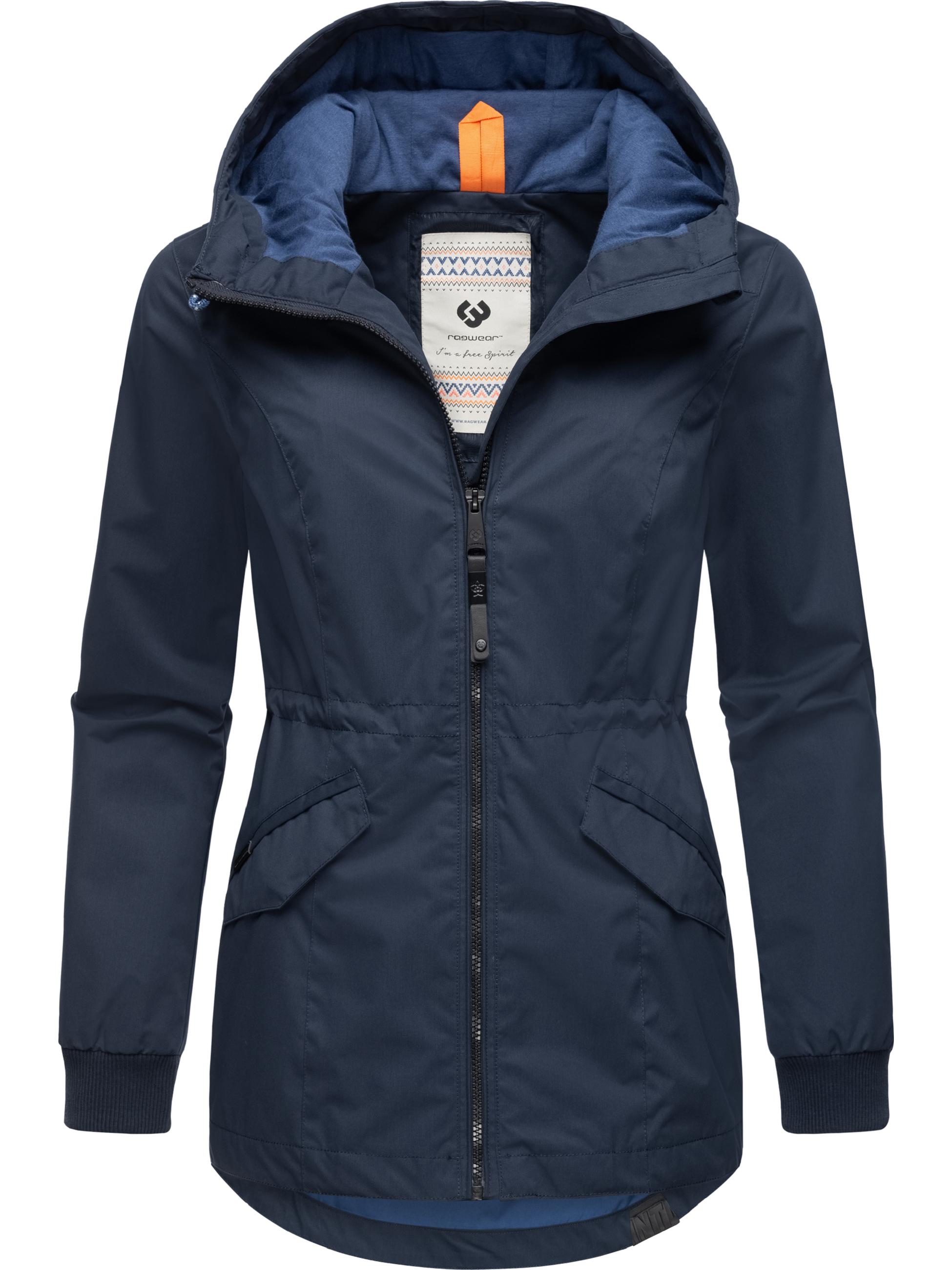 Leichte Übergangsjacke mit Taillenzugband "Dowey A" Navy