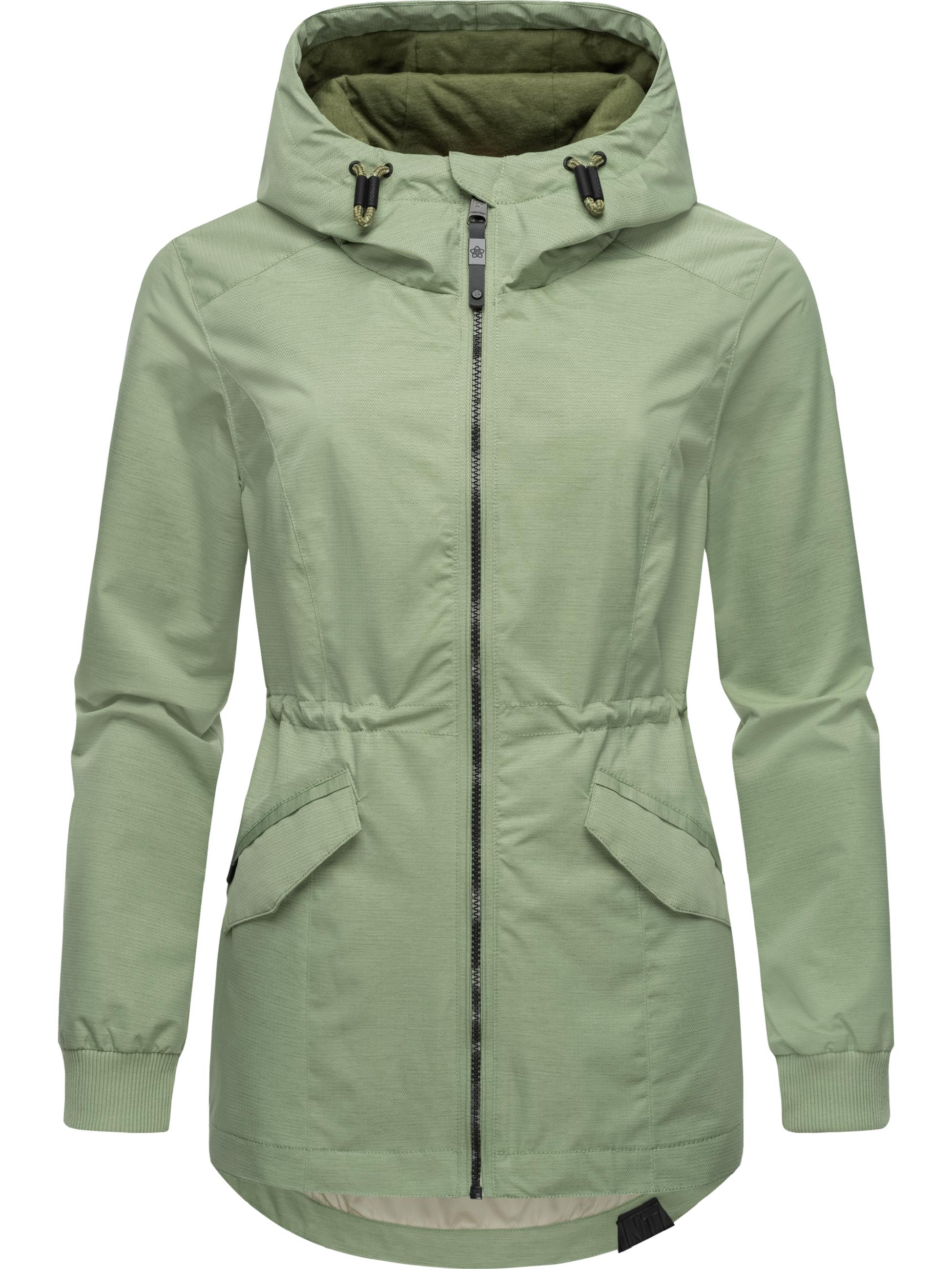 Wasserdichte Regenjacke mit Kapuze "Dowey Tech" Dusty Green