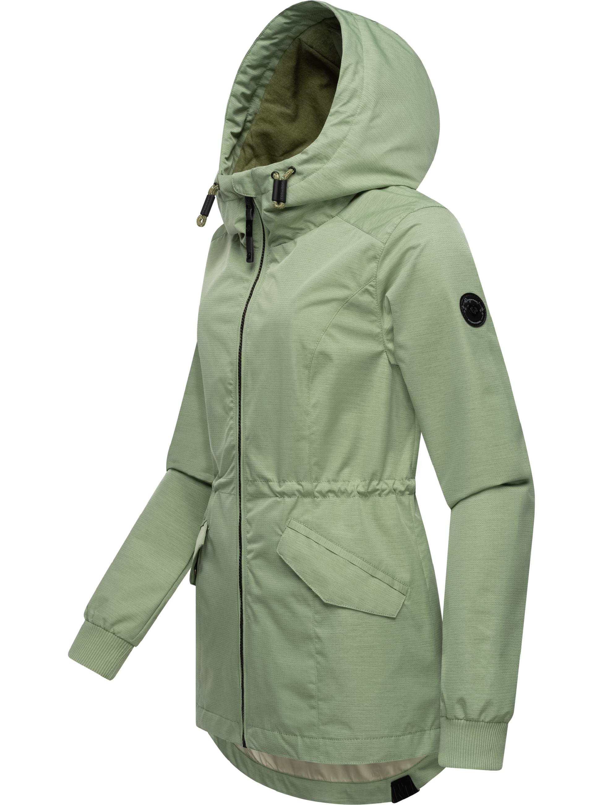 Wasserdichte Regenjacke mit Kapuze "Dowey Tech" Dusty Green