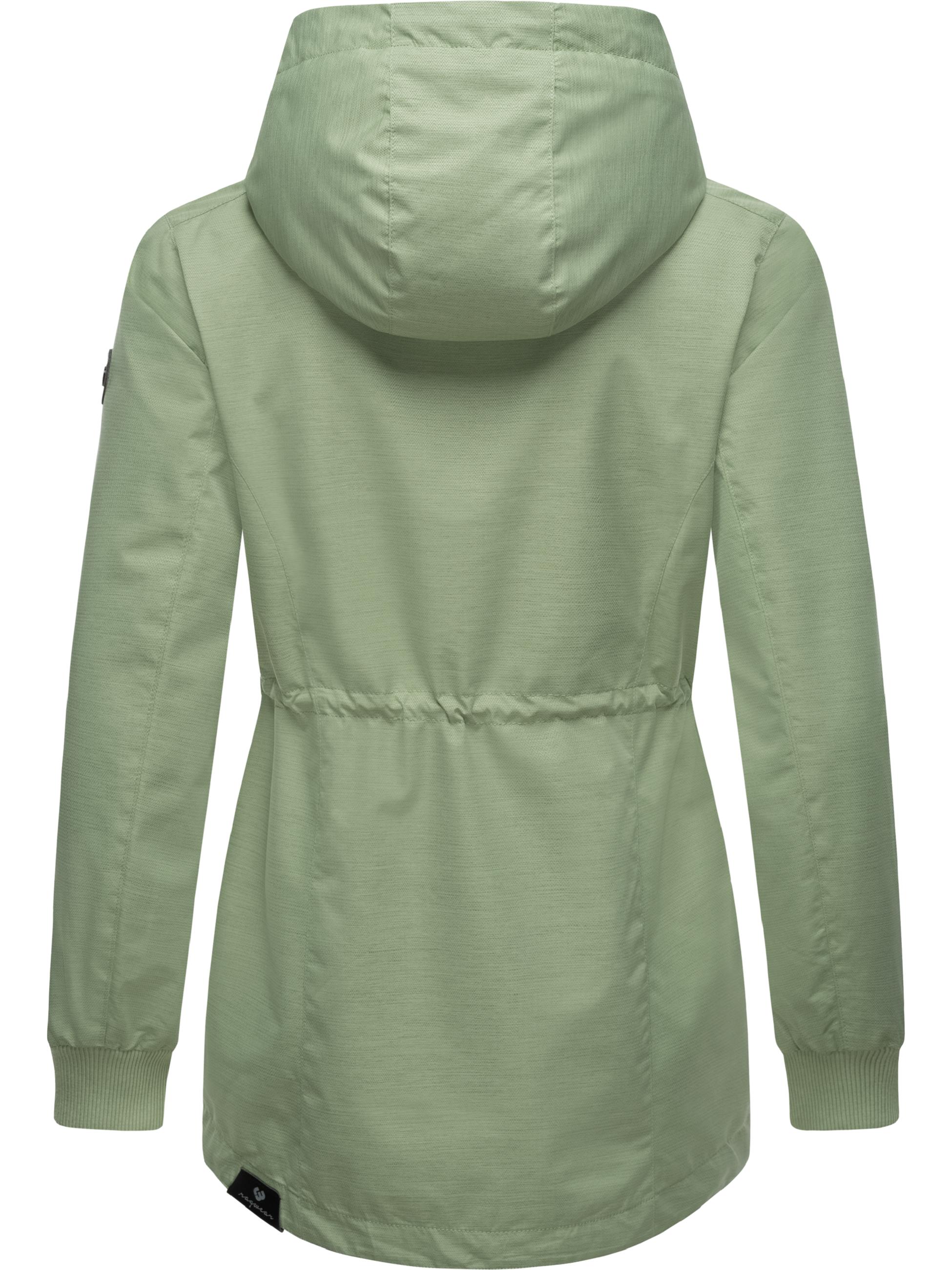 Wasserdichte Regenjacke mit Kapuze "Dowey Tech" Dusty Green