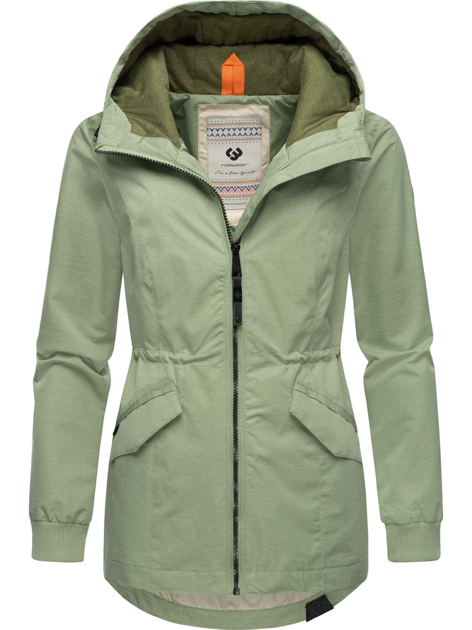 Wasserdichte Regenjacke mit Kapuze "Dowey Tech" Dusty Green