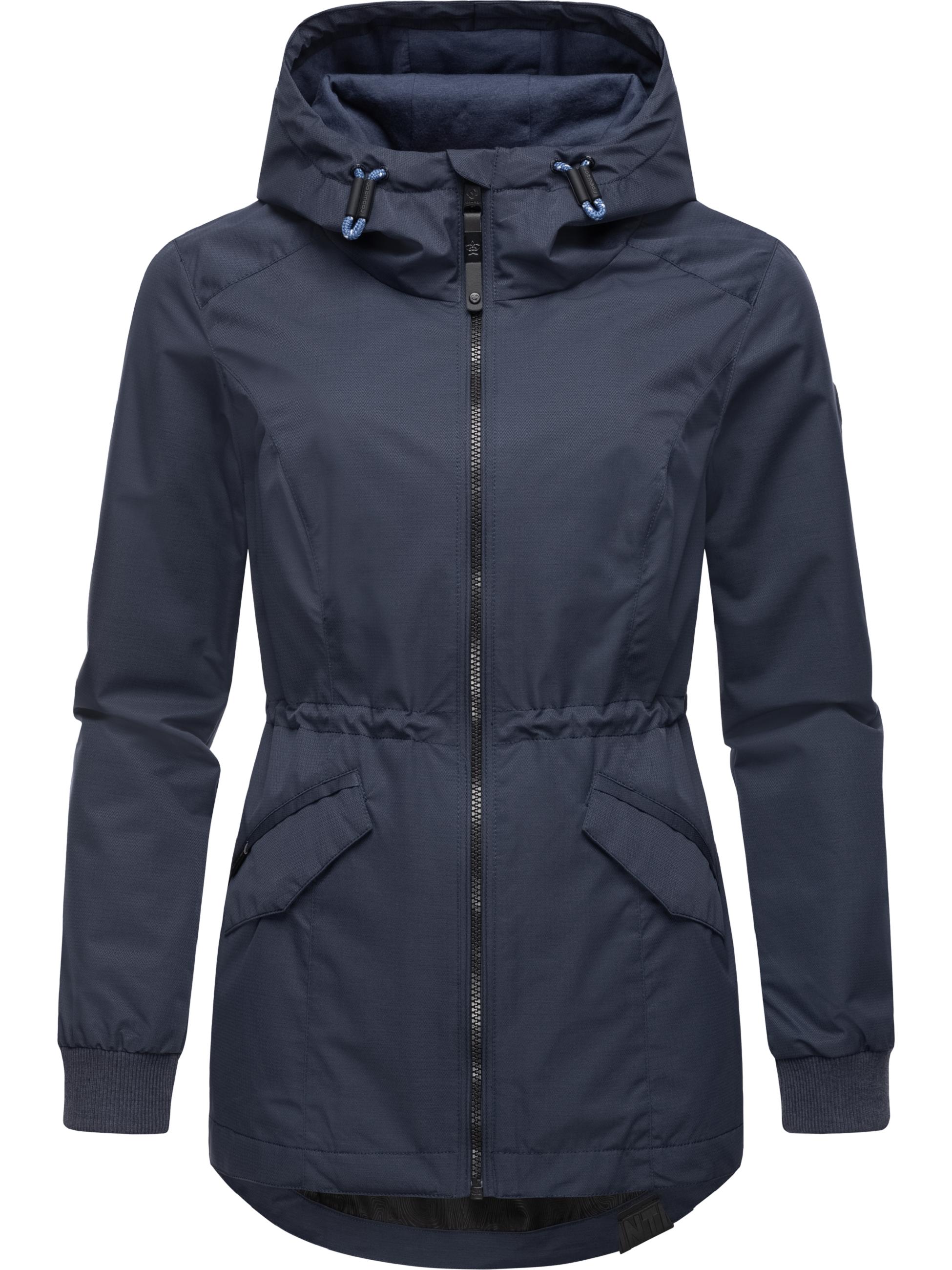 Wasserdichte Regenjacke mit Kapuze "Dowey Tech" Navy