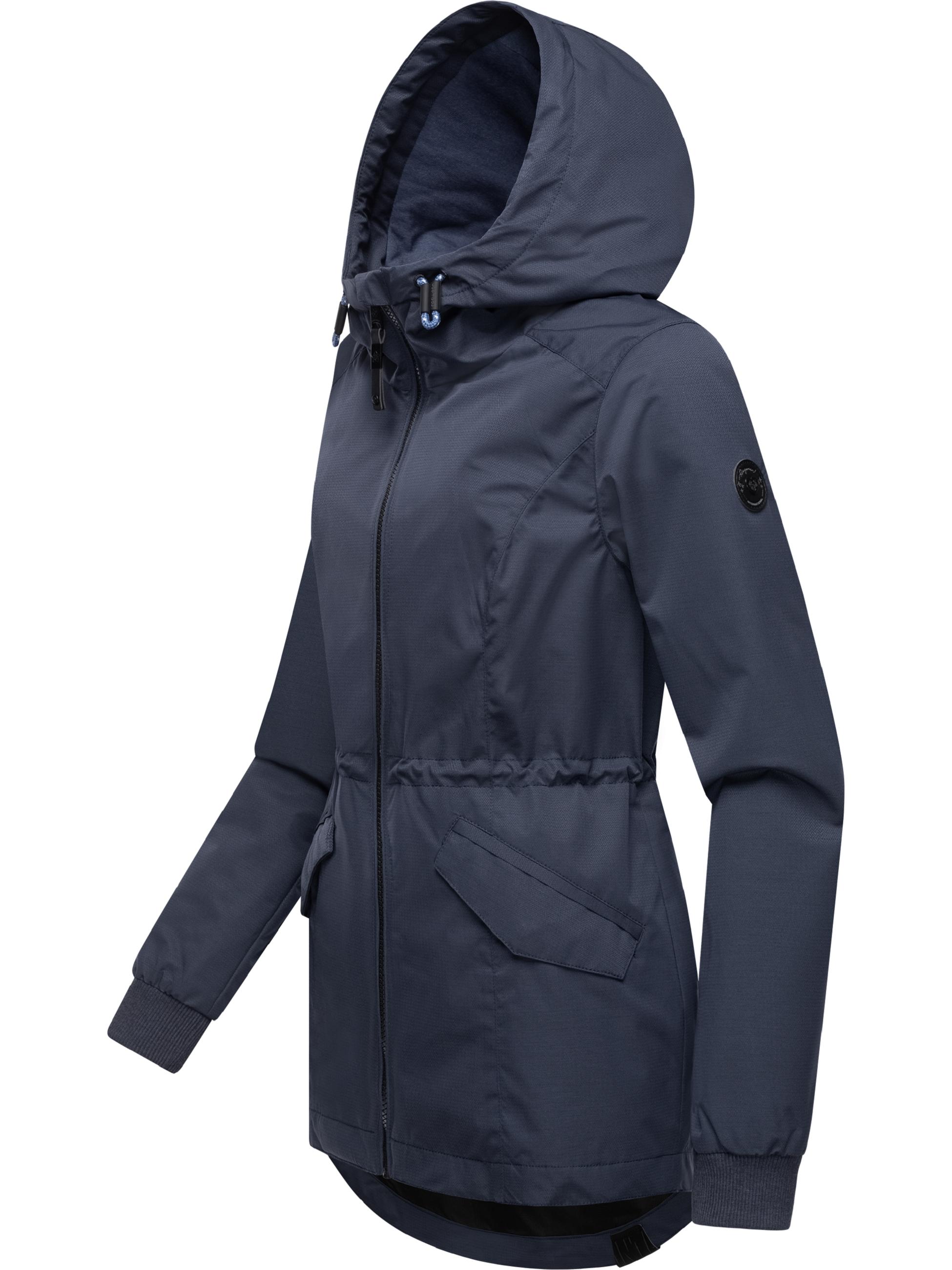 Wasserdichte Regenjacke mit Kapuze "Dowey Tech" Navy