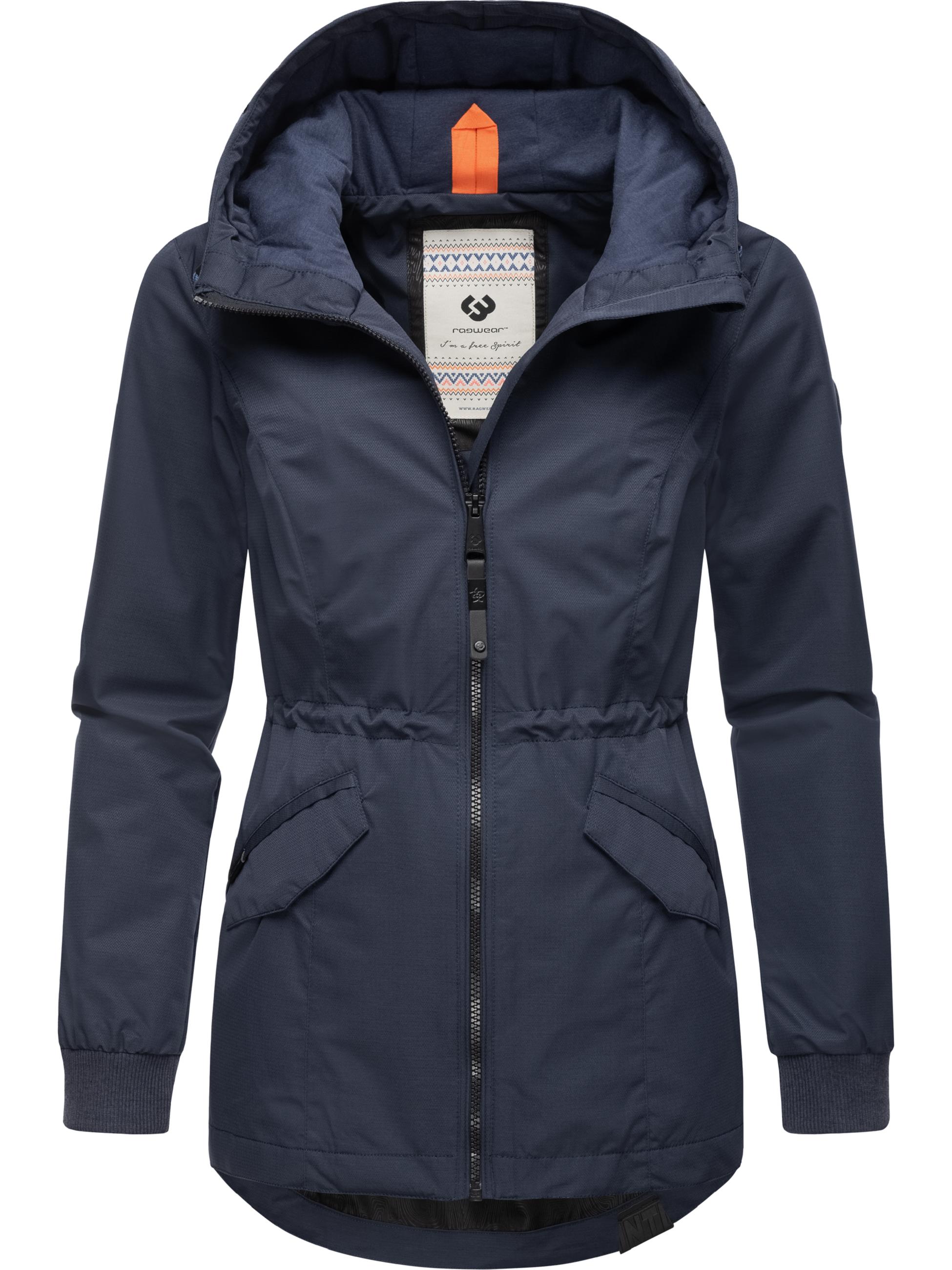 Wasserdichte Regenjacke mit Kapuze "Dowey Tech" Navy