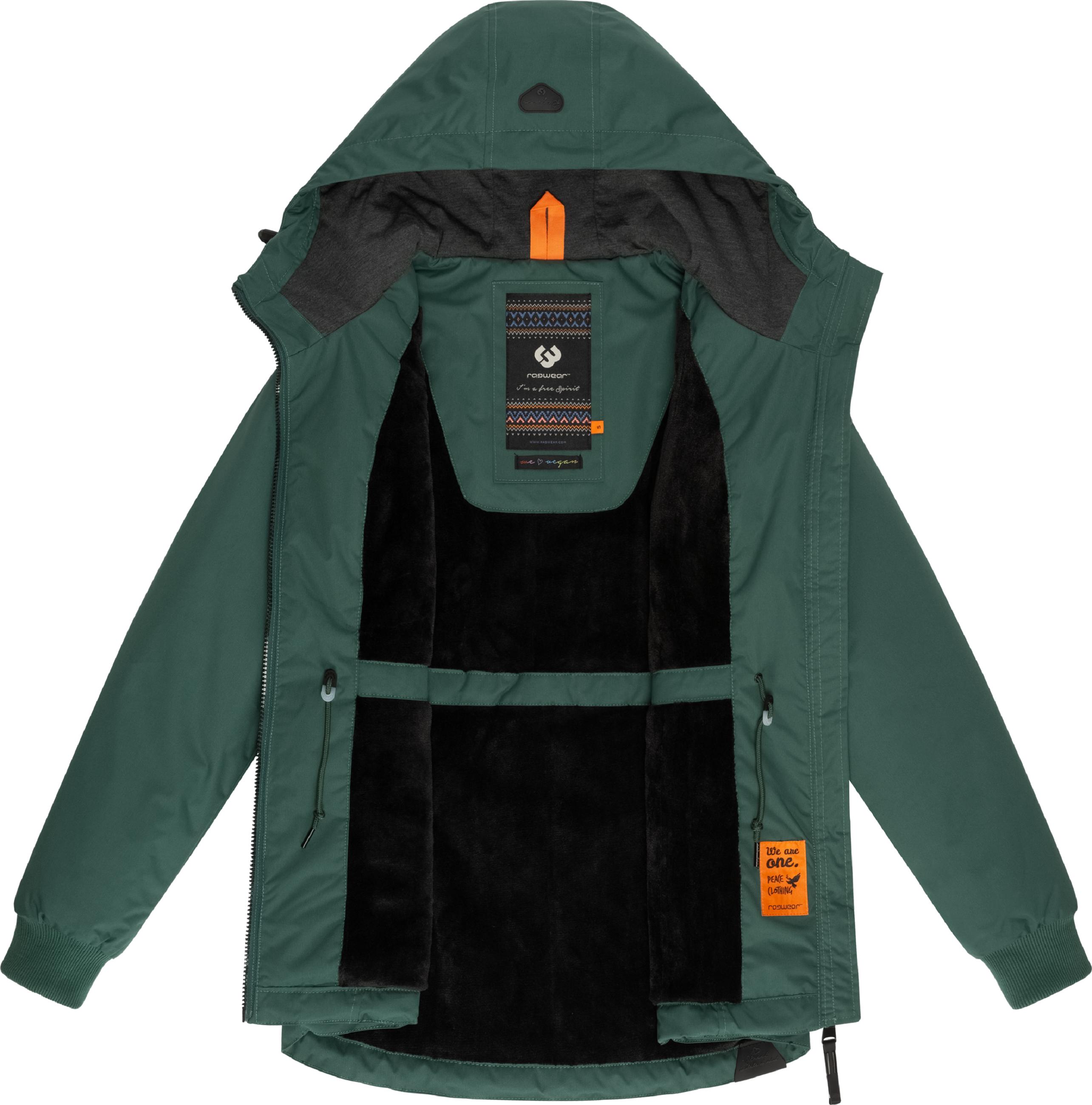 Wasserdichte Winterjacke "Dowey Warm" Pine Green