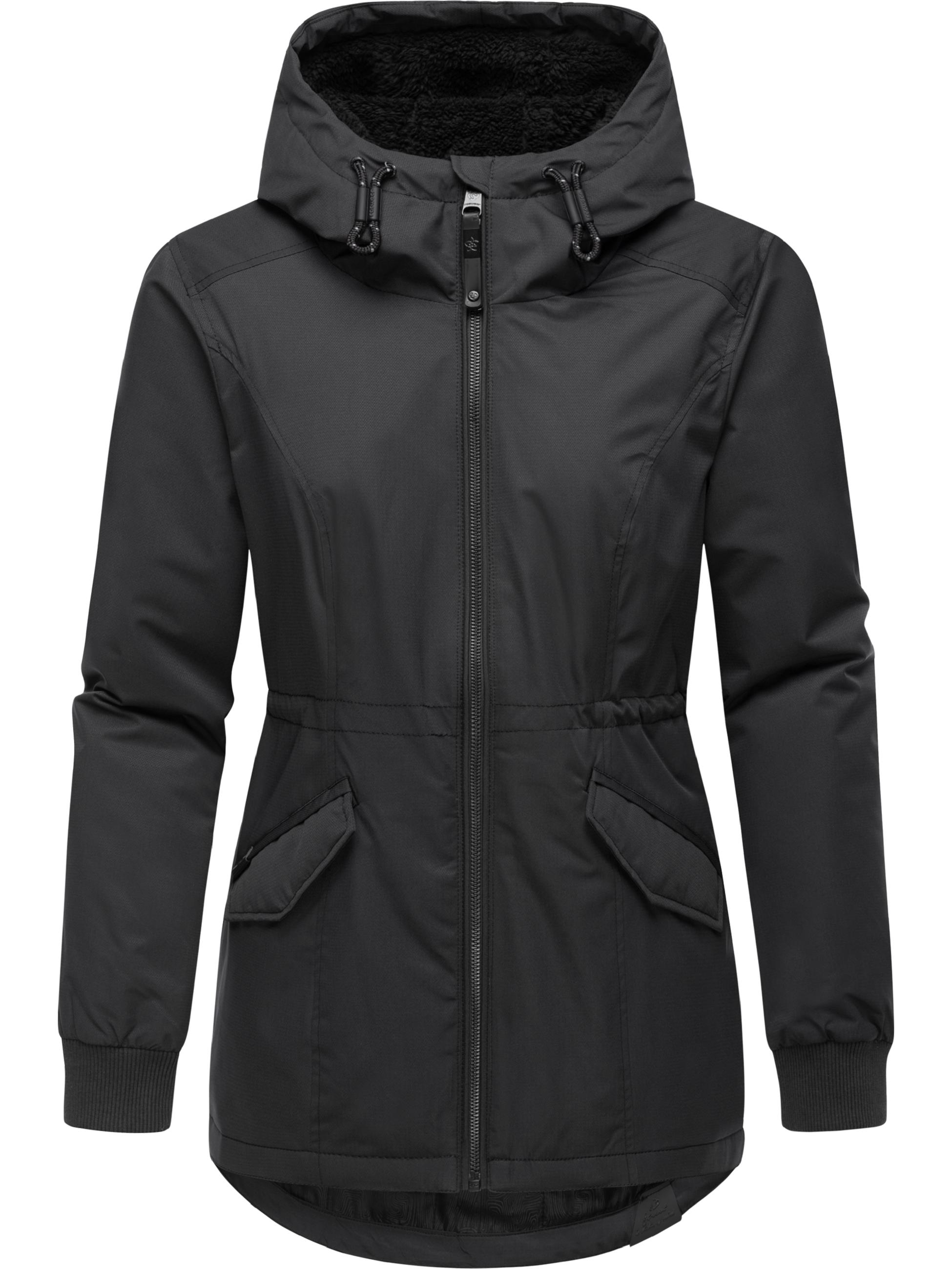 Wasserdichte Winterjacke Dowey Warm Rain Black