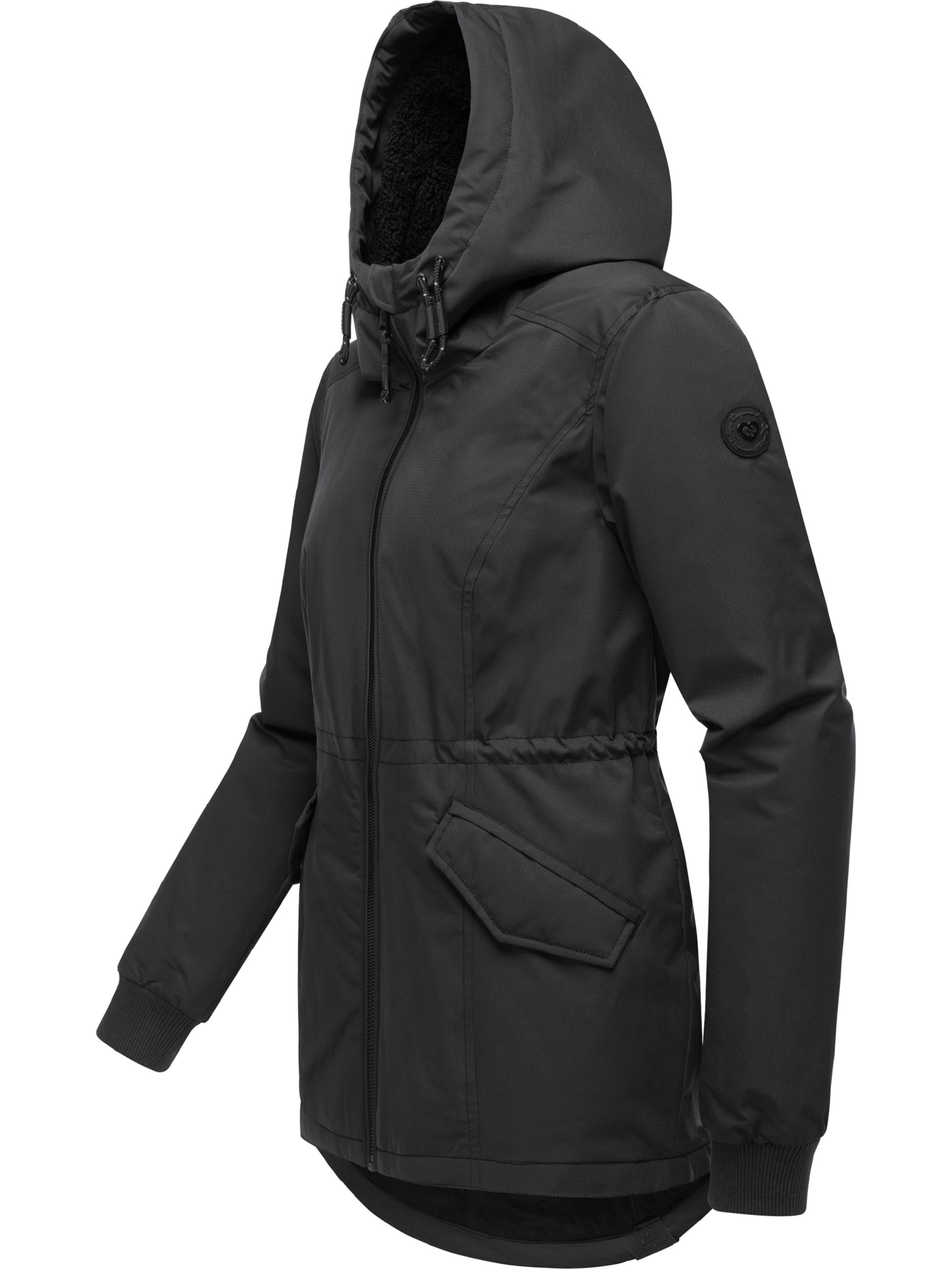 Wasserdichte Winterjacke Dowey Warm Rain Black