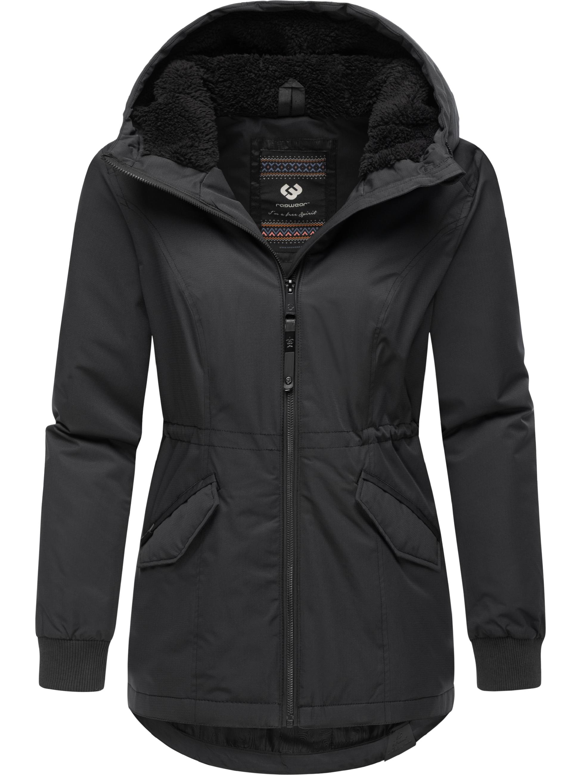 Wasserdichte Winterjacke Dowey Warm Rain Black