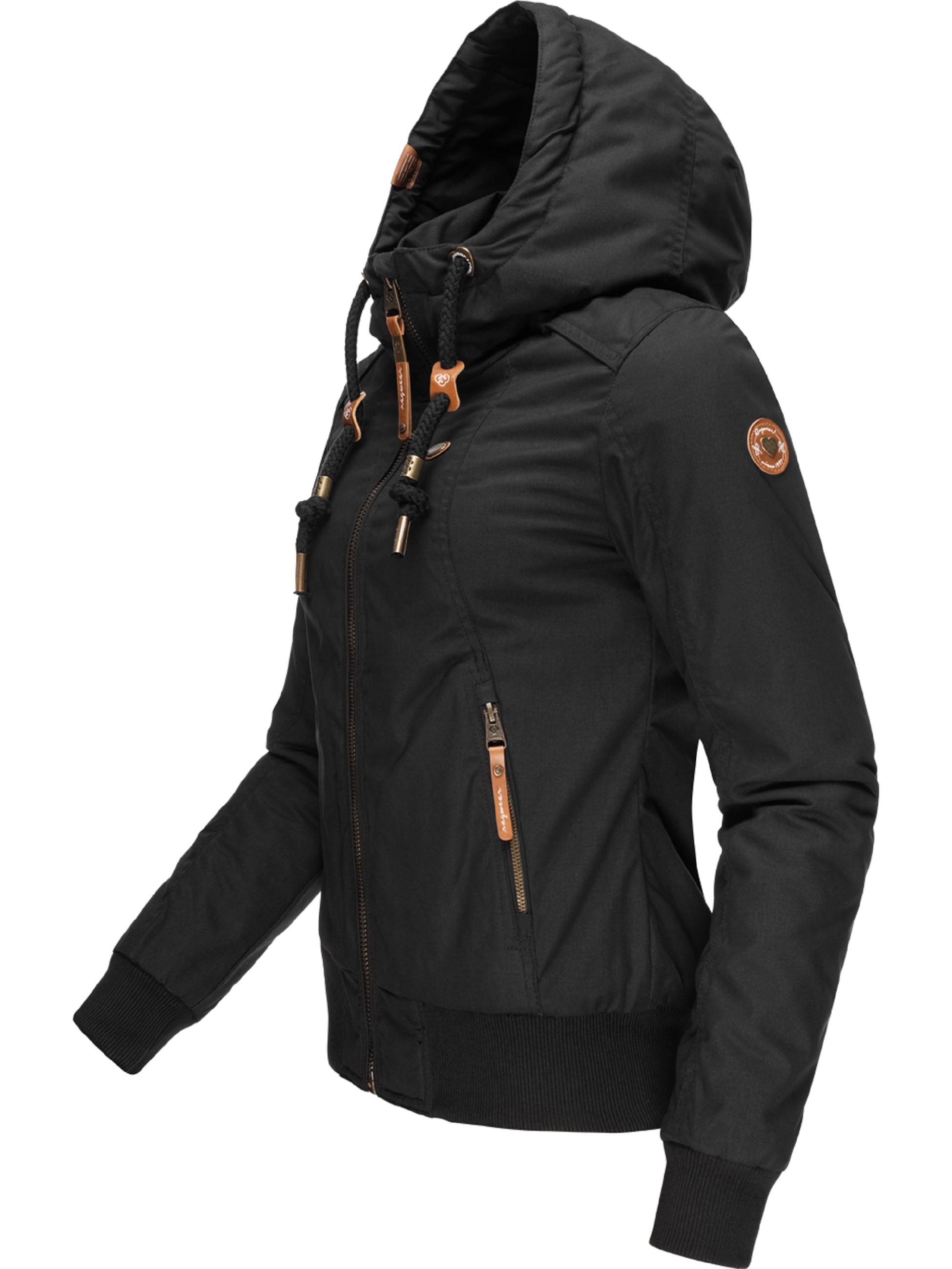 Winterjacke mit Kapuze "Druna Winter" Black