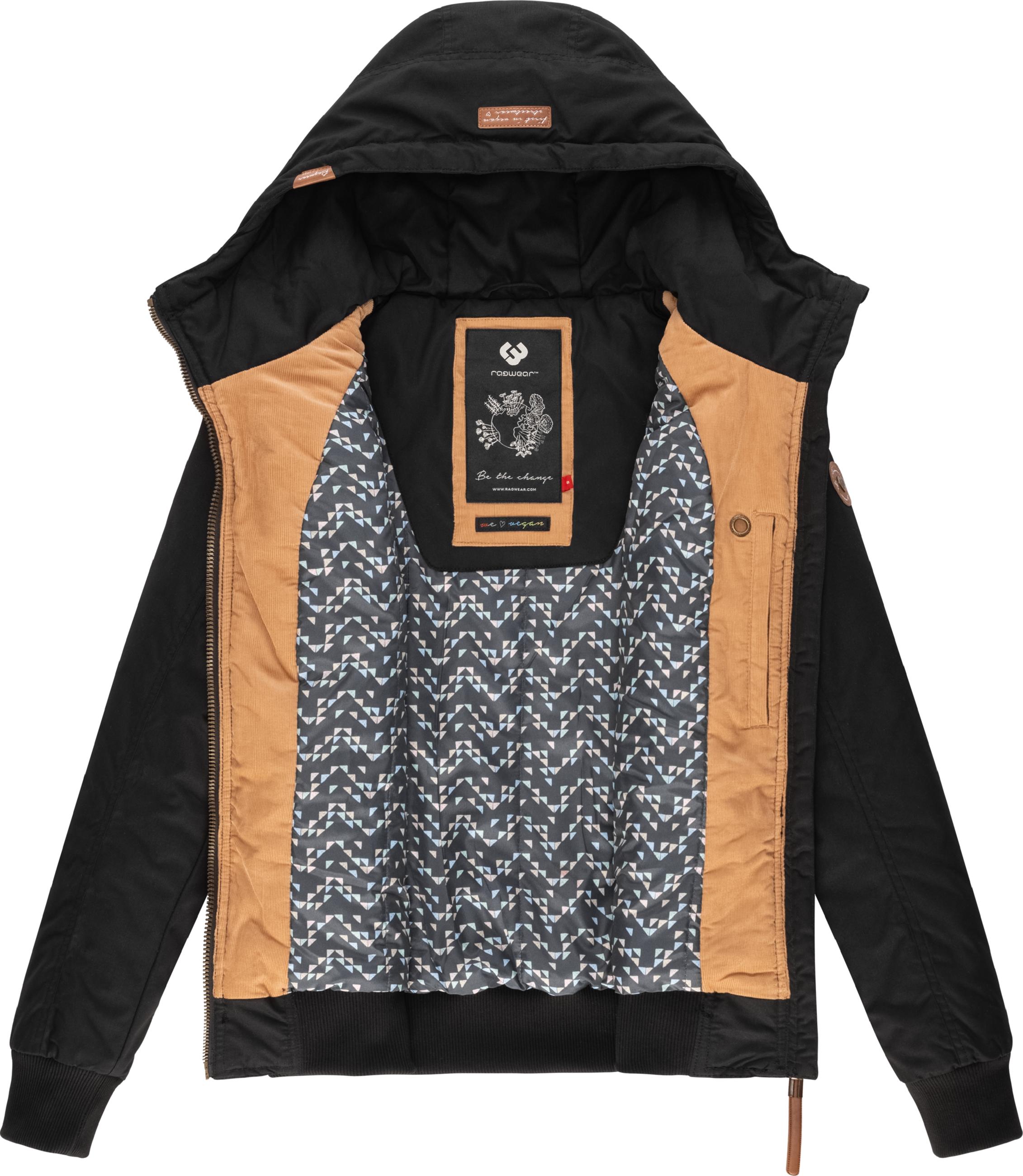 Winterjacke mit Kapuze "Druna Winter" Black
