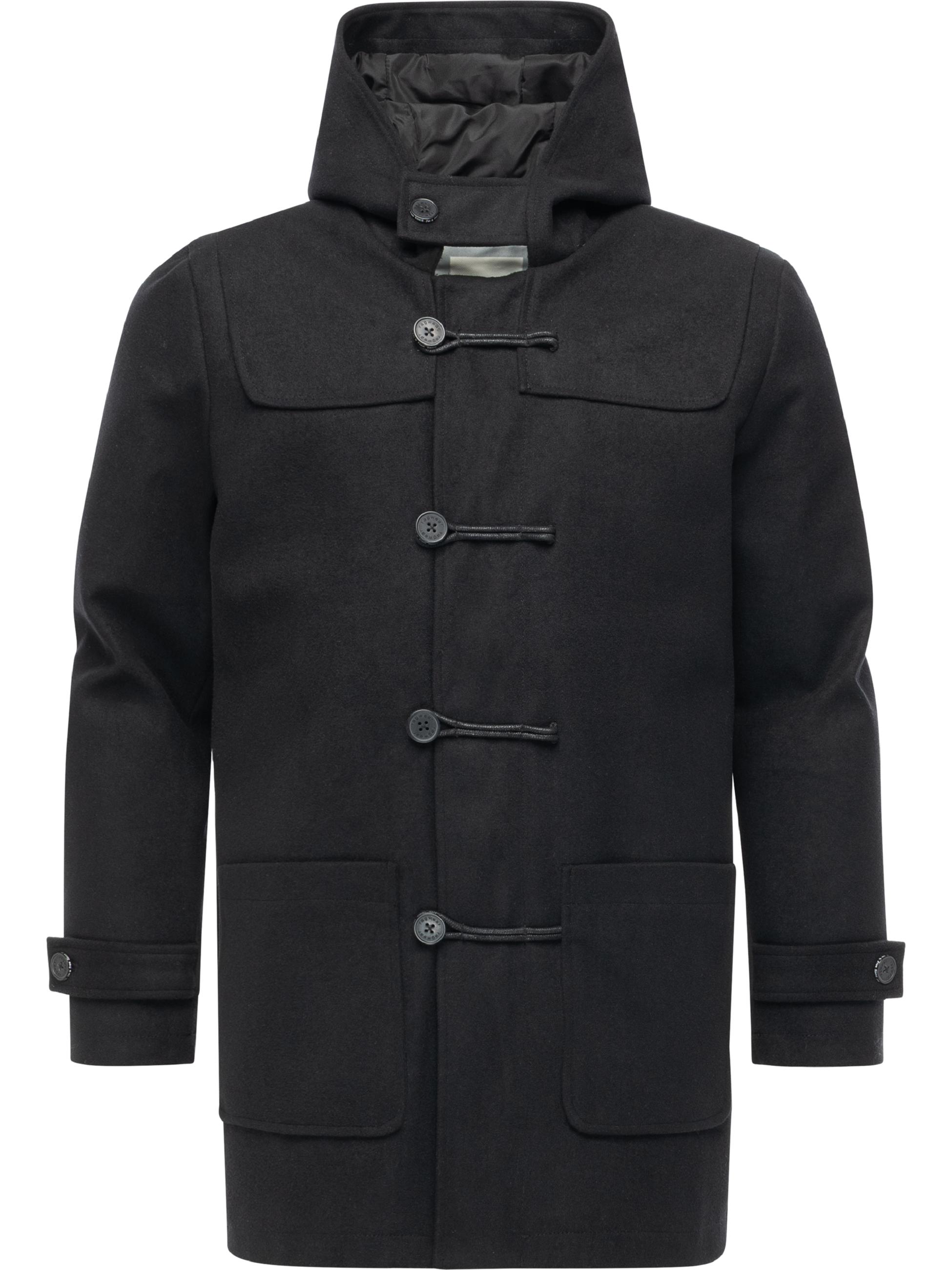 Winter Kurzmantel mit Kapuze "Duffie YOUMODO" Black