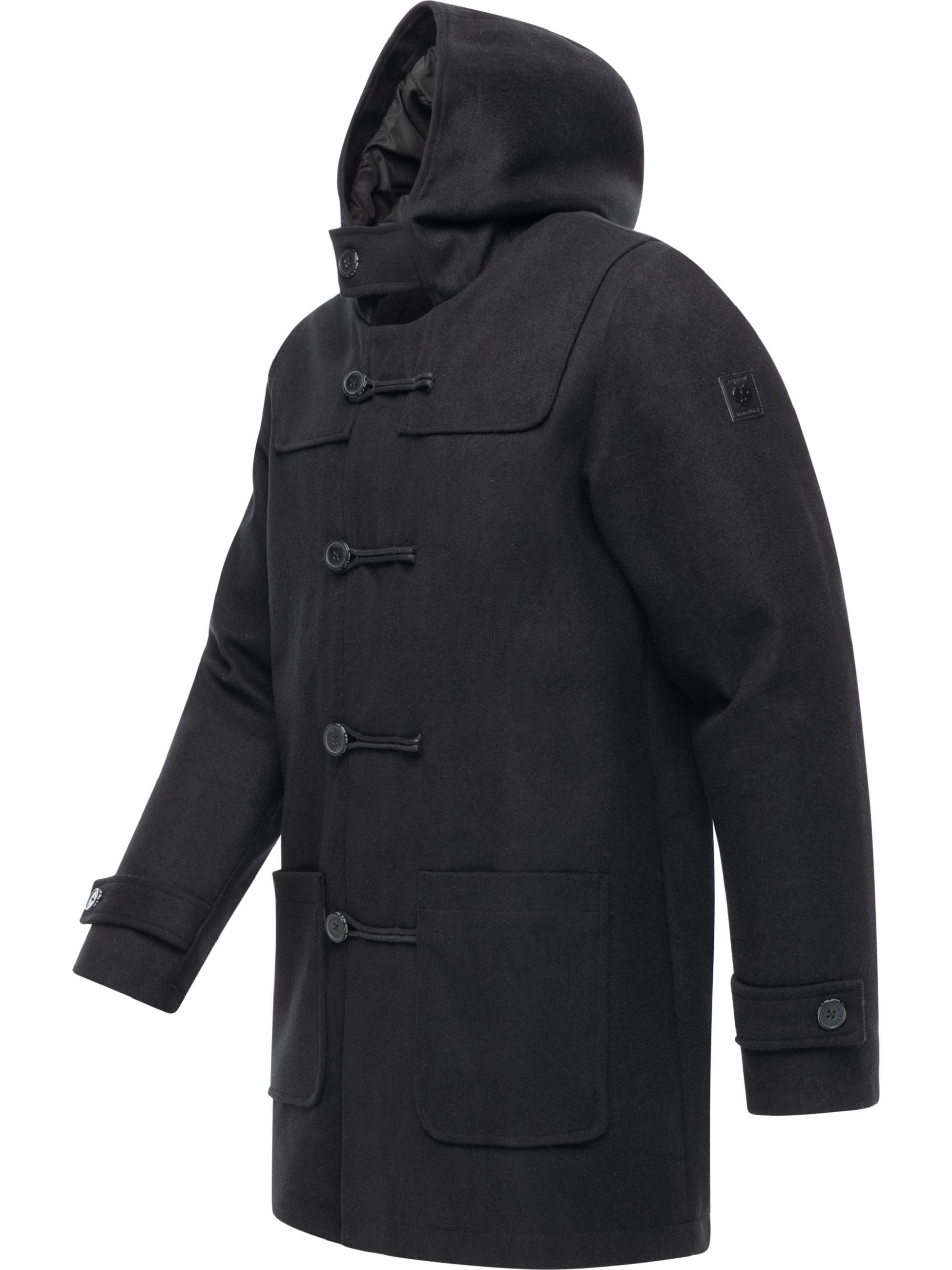 Winter Kurzmantel mit Kapuze "Duffie YOUMODO" Black