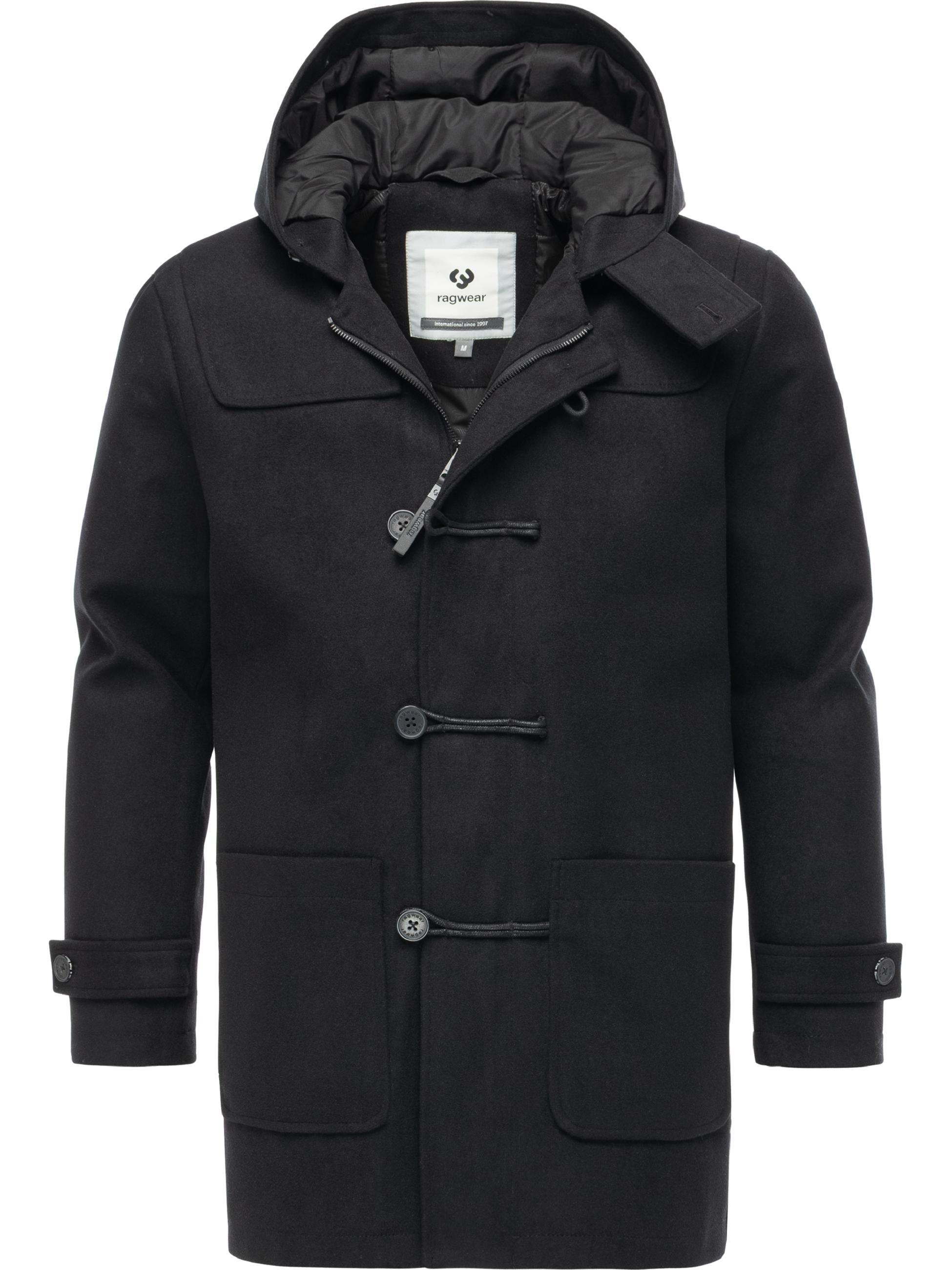 Winter Kurzmantel mit Kapuze "Duffie YOUMODO" Black