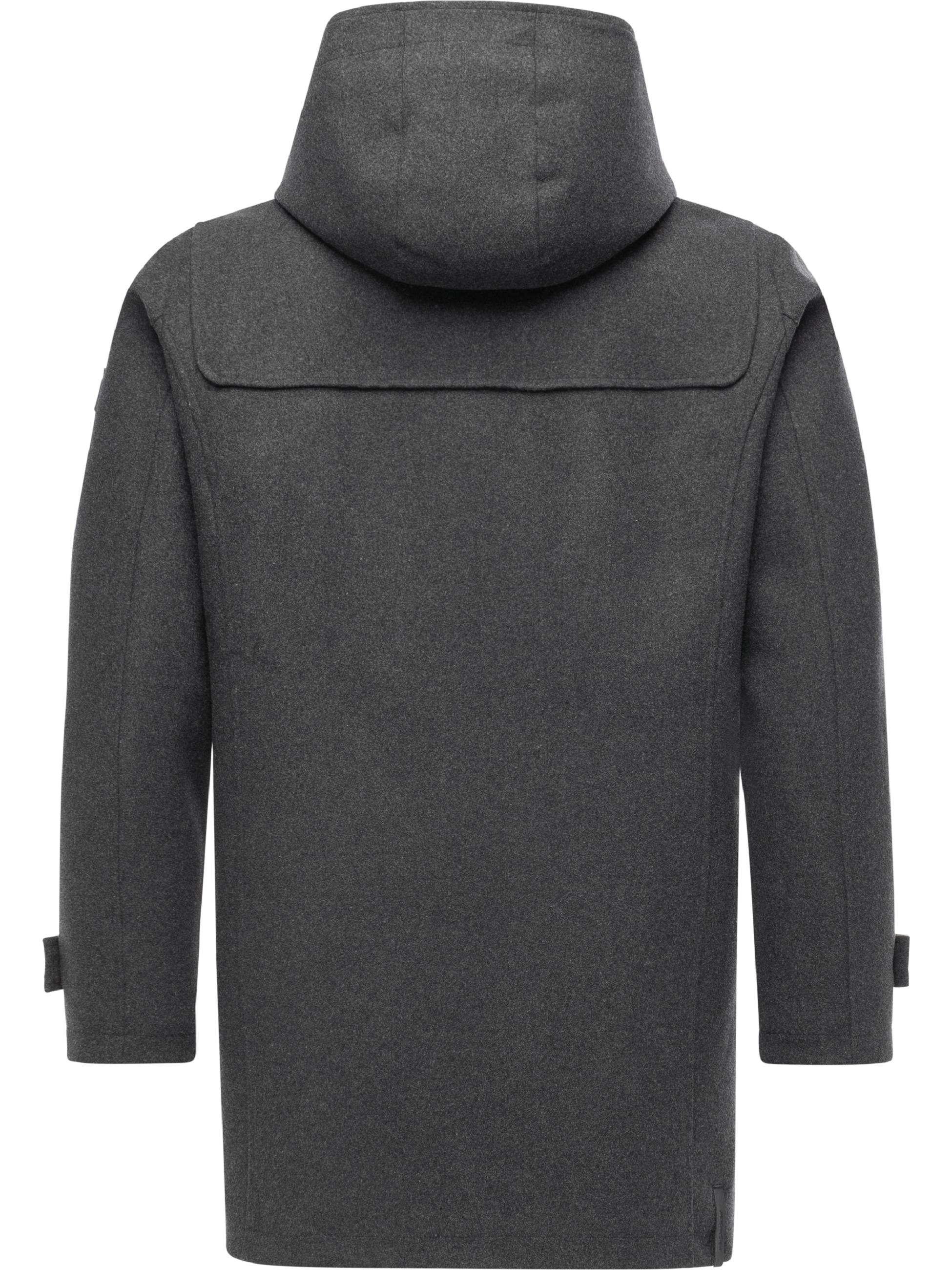 Winter Kurzmantel mit Kapuze "Duffie YOUMODO" Dark Grey