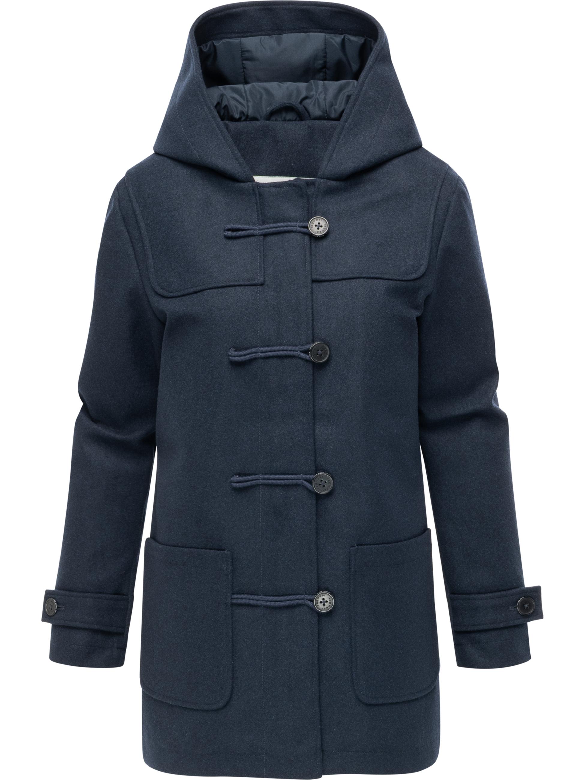 Leichter Wintermantel mit Knopfleiste "Duffina YOUMODO" Navy