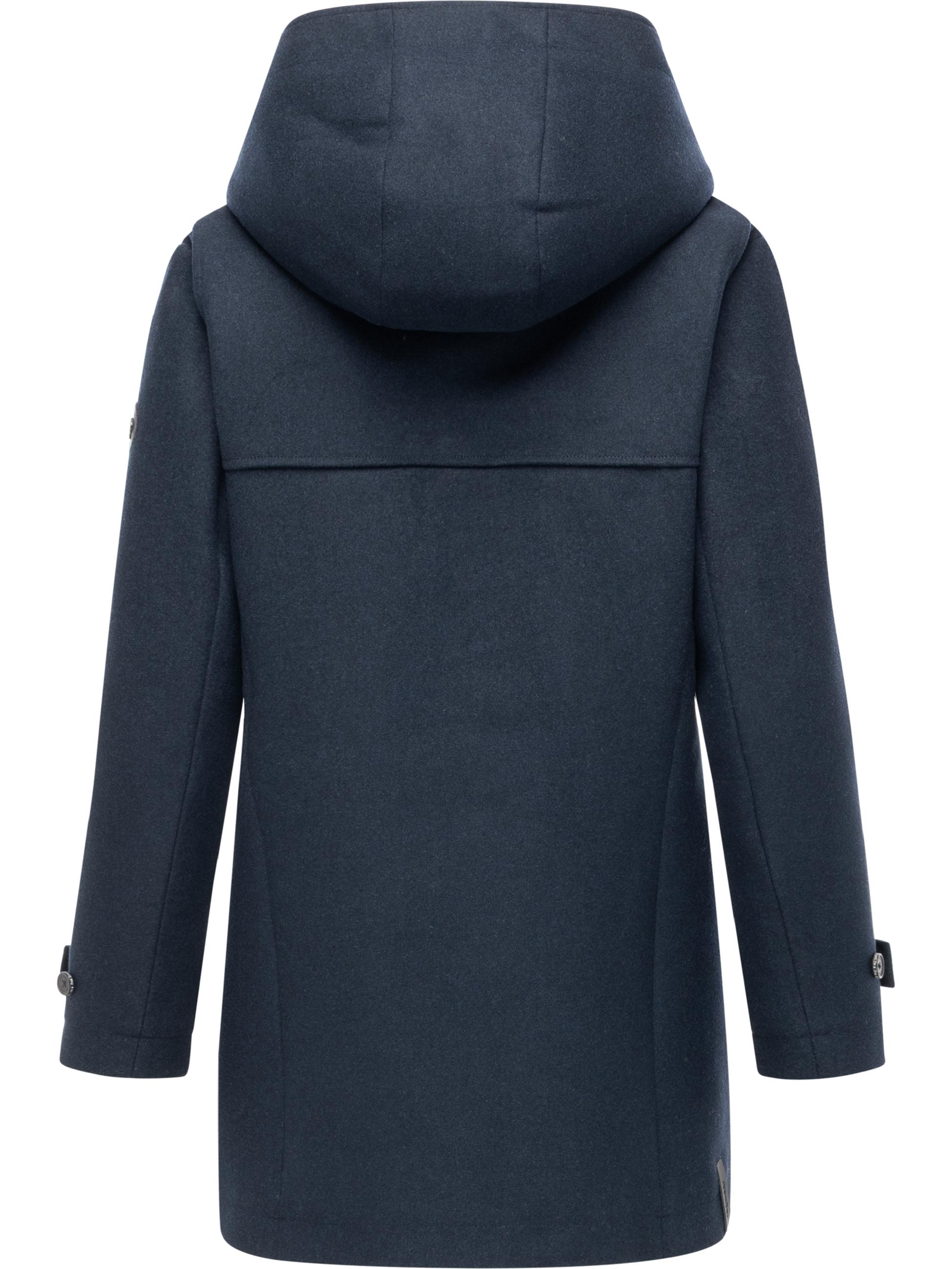 Leichter Wintermantel mit Knopfleiste "Duffina YOUMODO" Navy