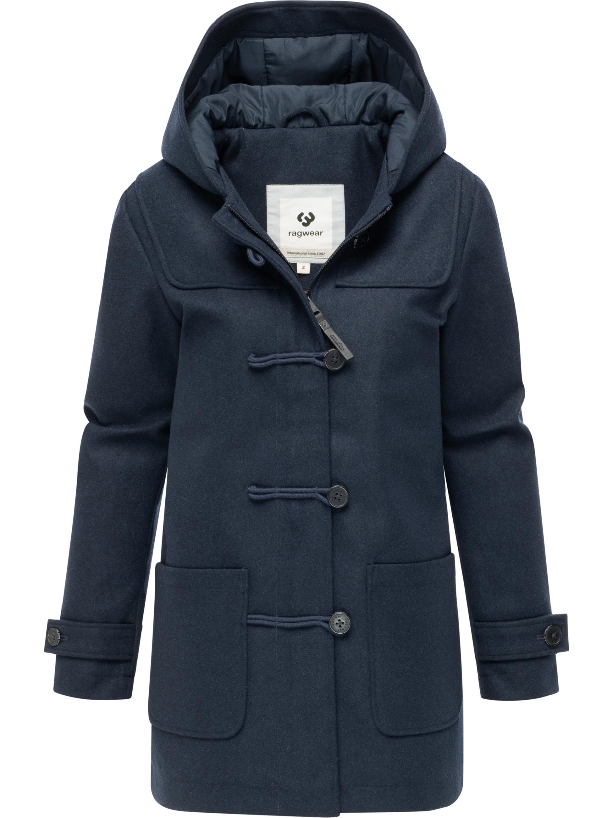 Leichter Wintermantel mit Knopfleiste "Duffina YOUMODO" Navy