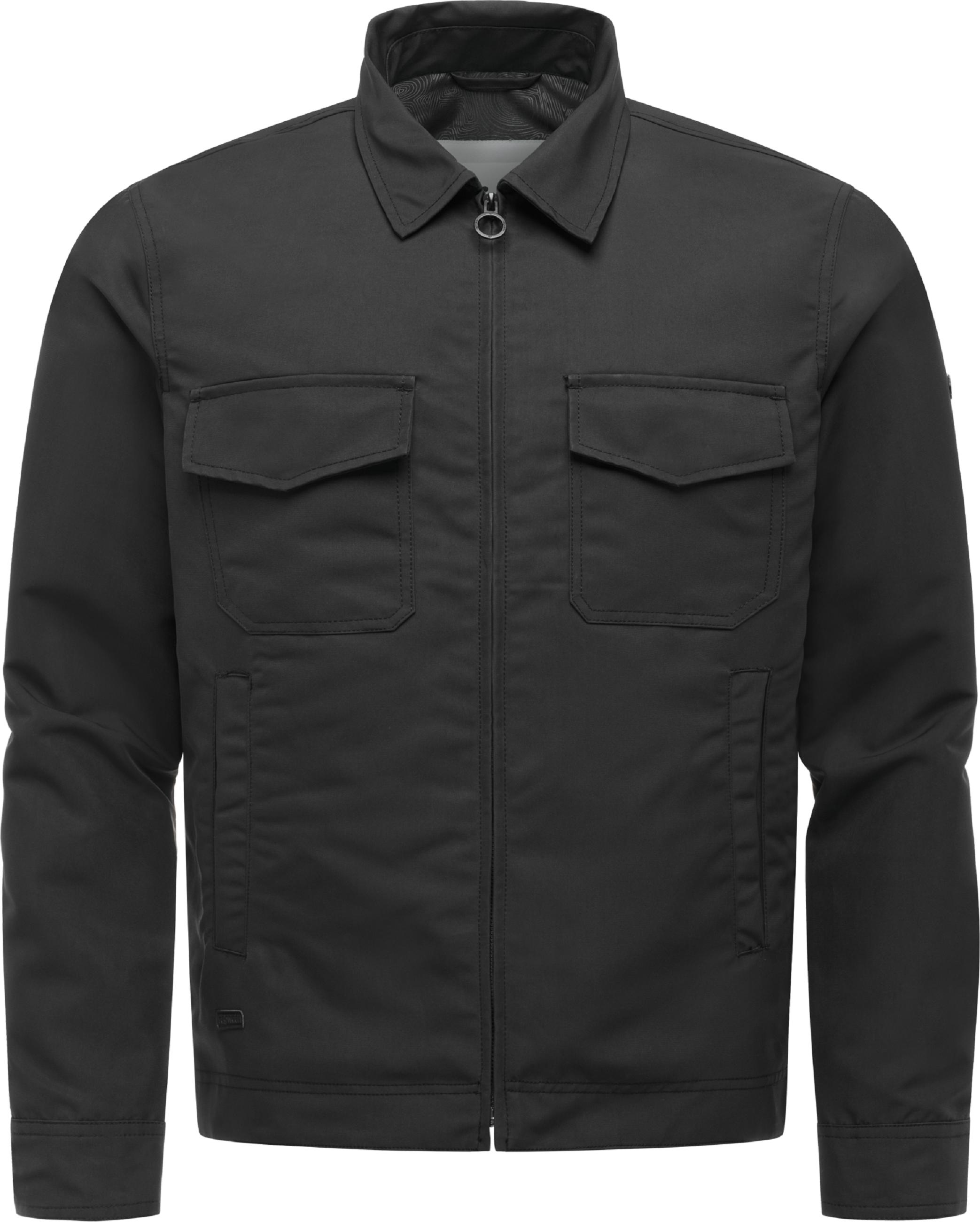 Übergangsjacke mit Hemdkragen "Dyphner YOUMODO" Black