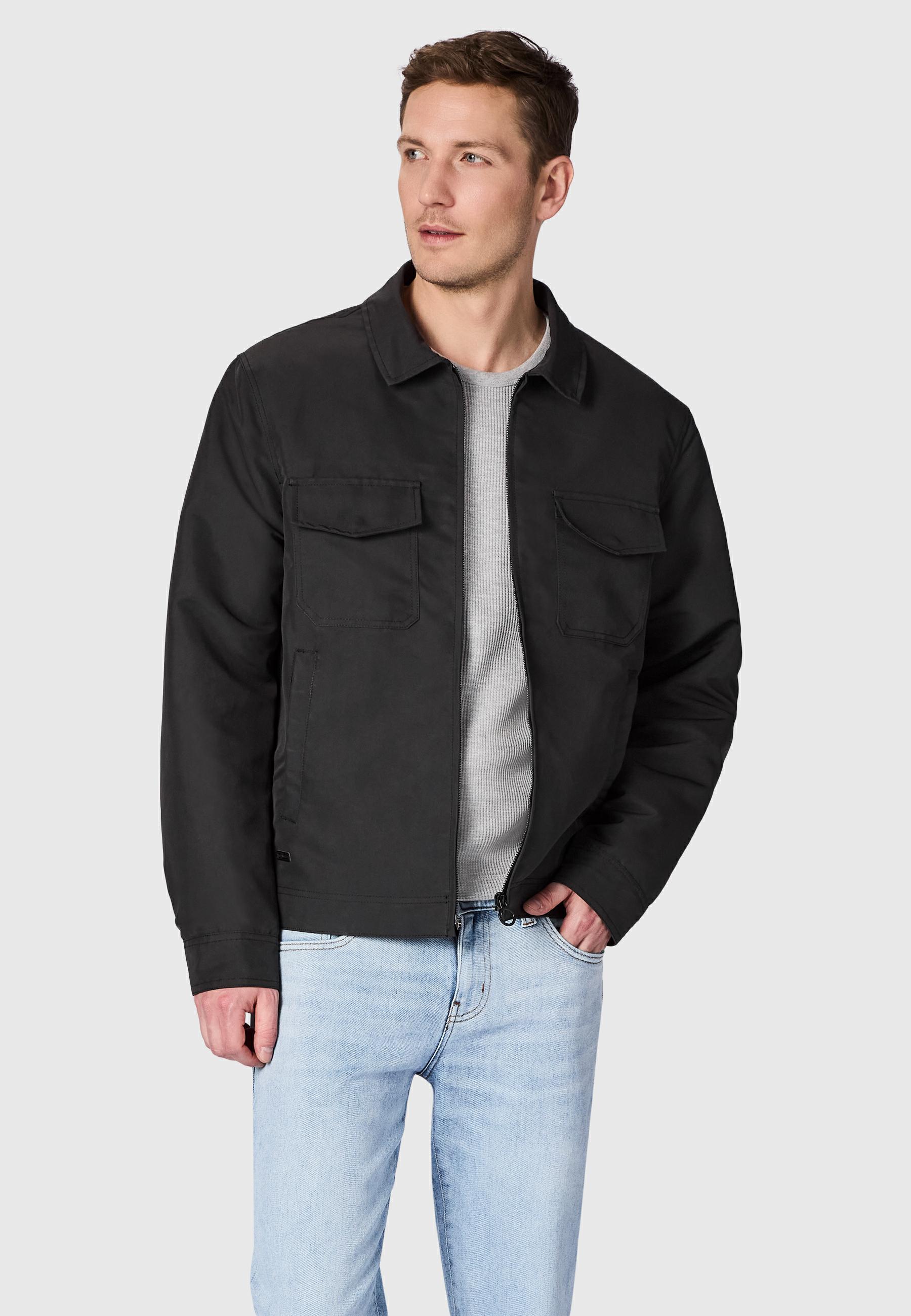 Übergangsjacke mit Hemdkragen "Dyphner YOUMODO" Black