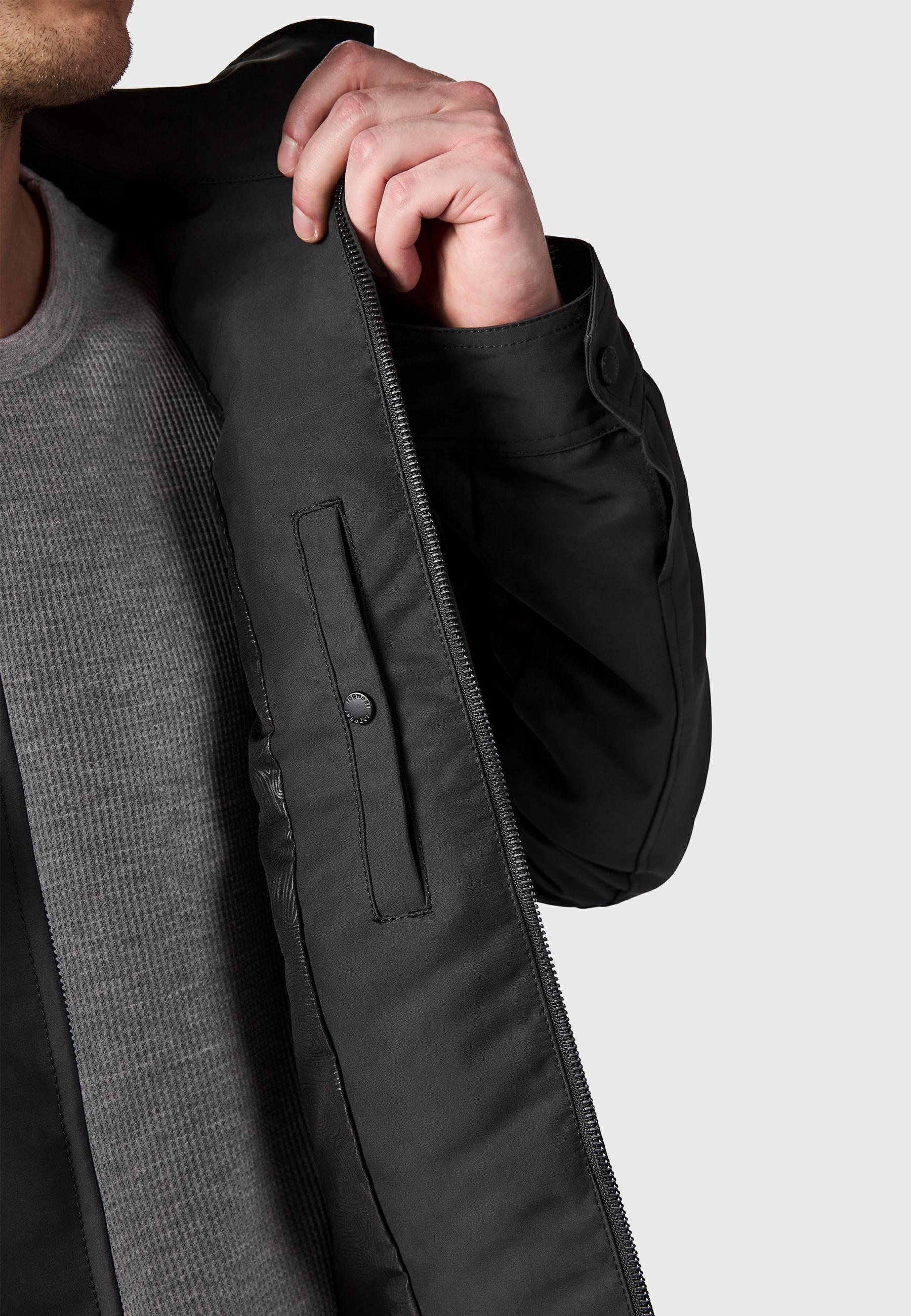 Übergangsjacke mit Hemdkragen "Dyphner YOUMODO" Black
