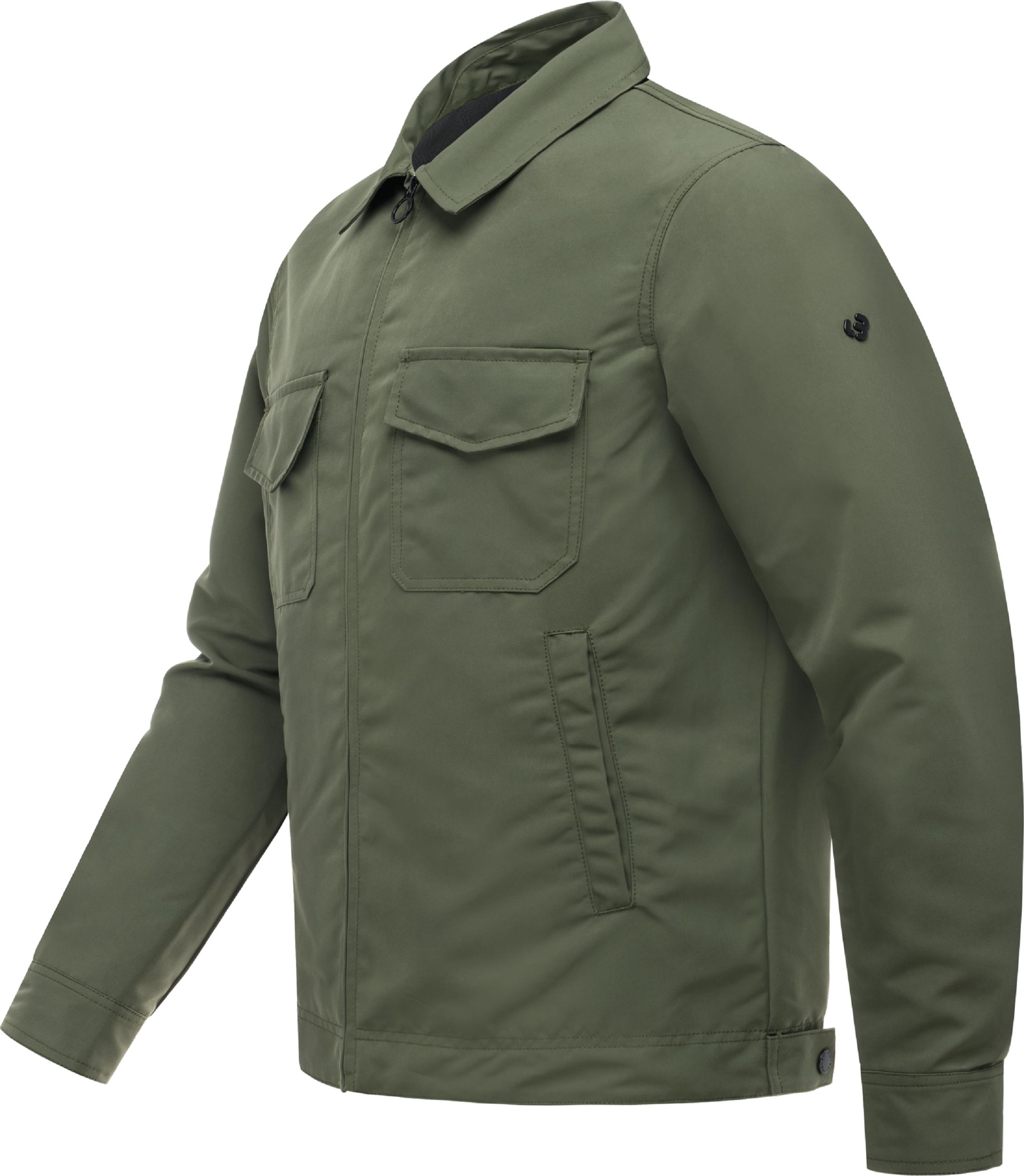 Übergangsjacke mit Hemdkragen "Dyphner YOUMODO" Dark Olive