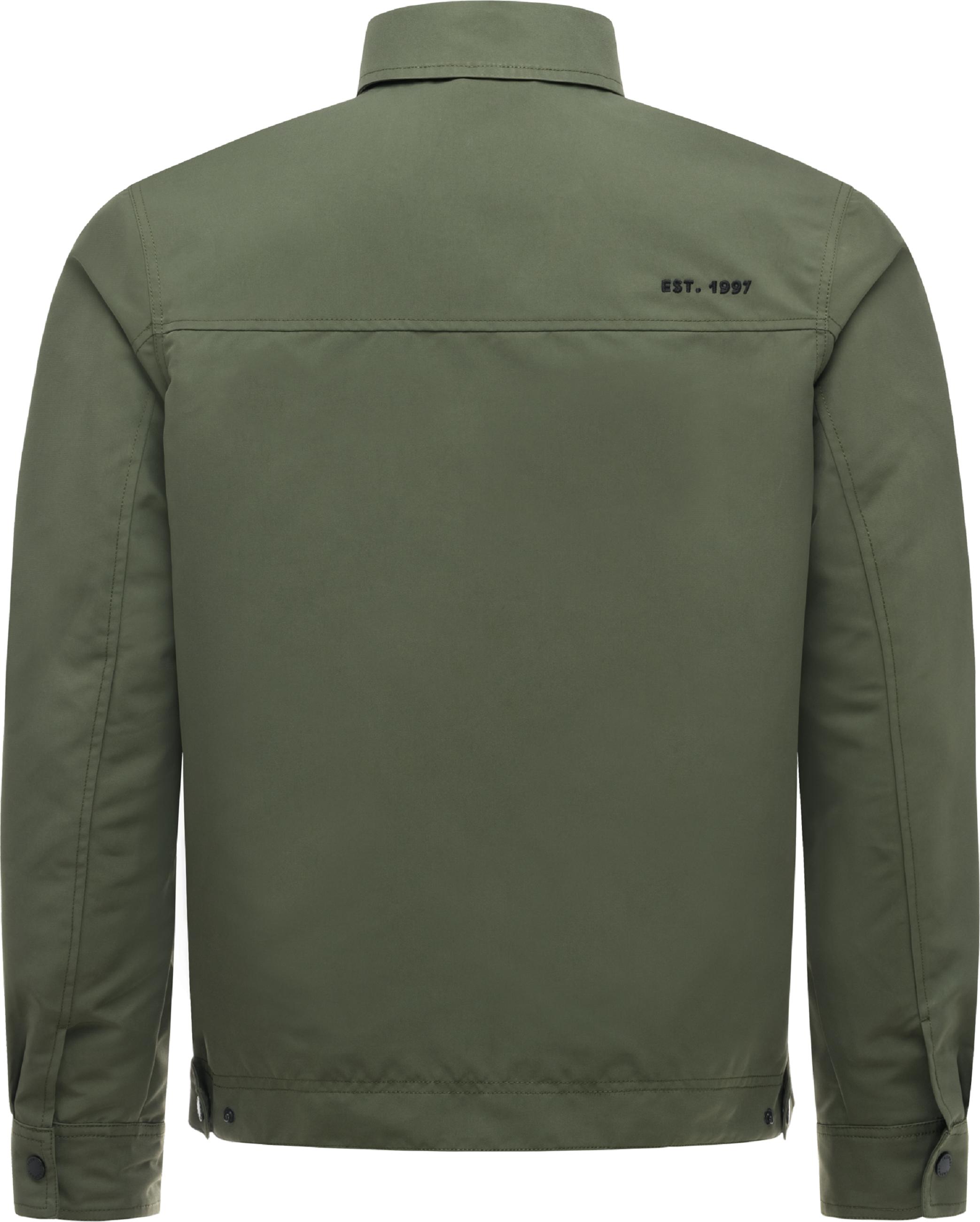 Übergangsjacke mit Hemdkragen "Dyphner YOUMODO" Dark Olive