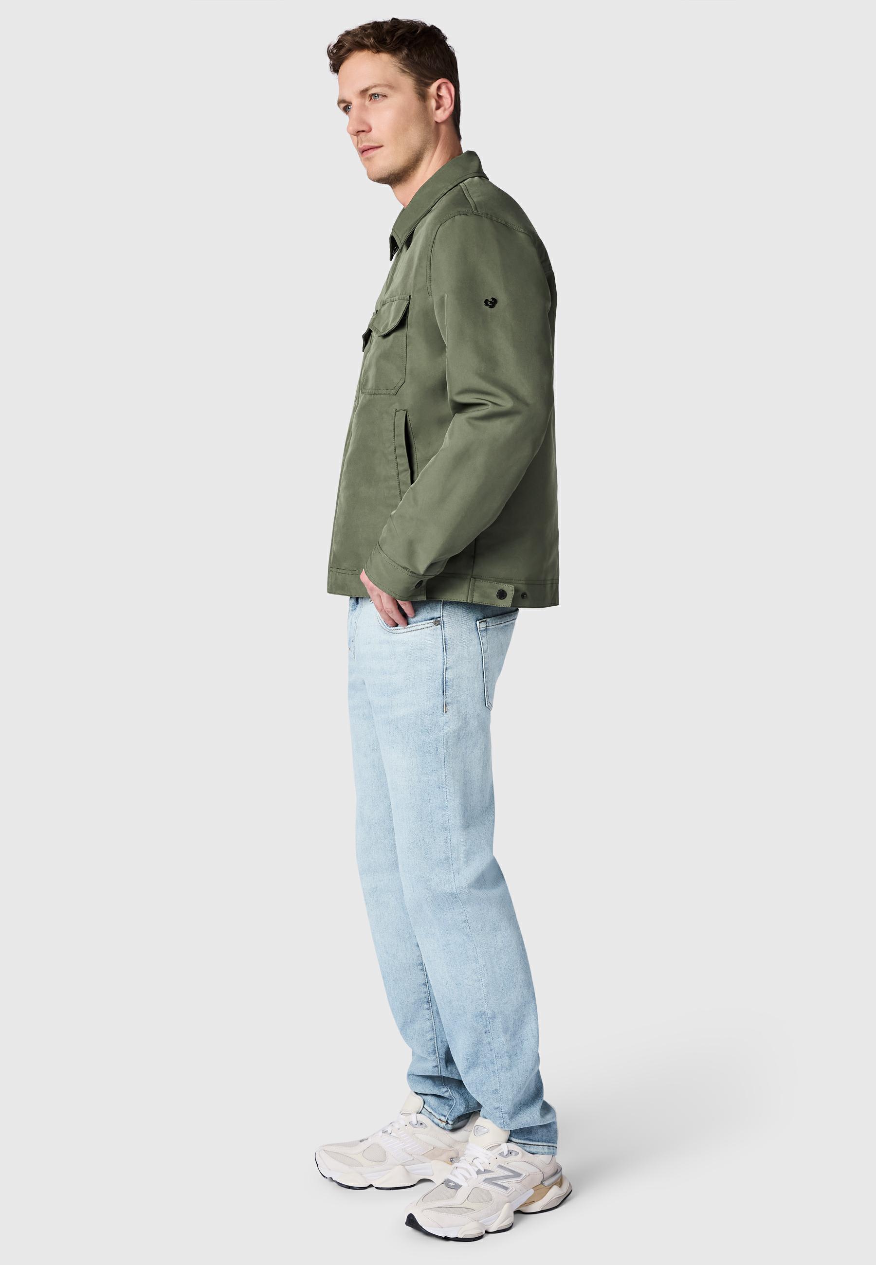 Übergangsjacke mit Hemdkragen "Dyphner YOUMODO" Dark Olive