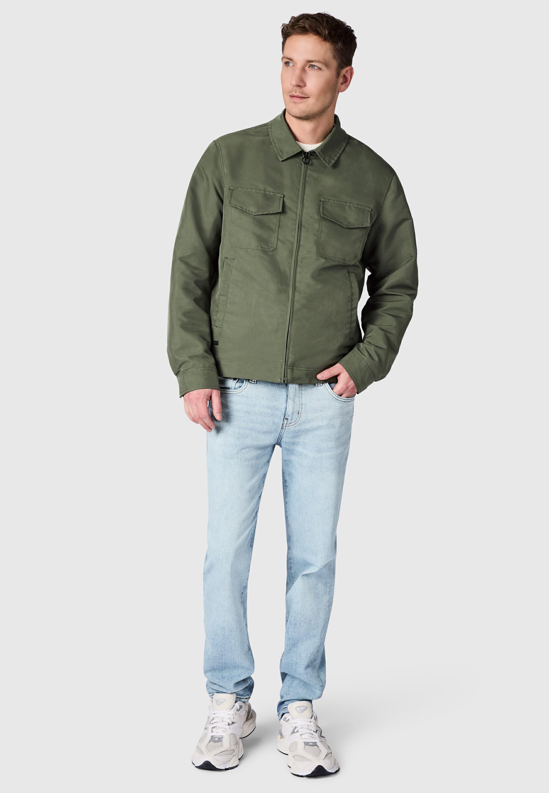 Übergangsjacke mit Hemdkragen "Dyphner YOUMODO" Dark Olive