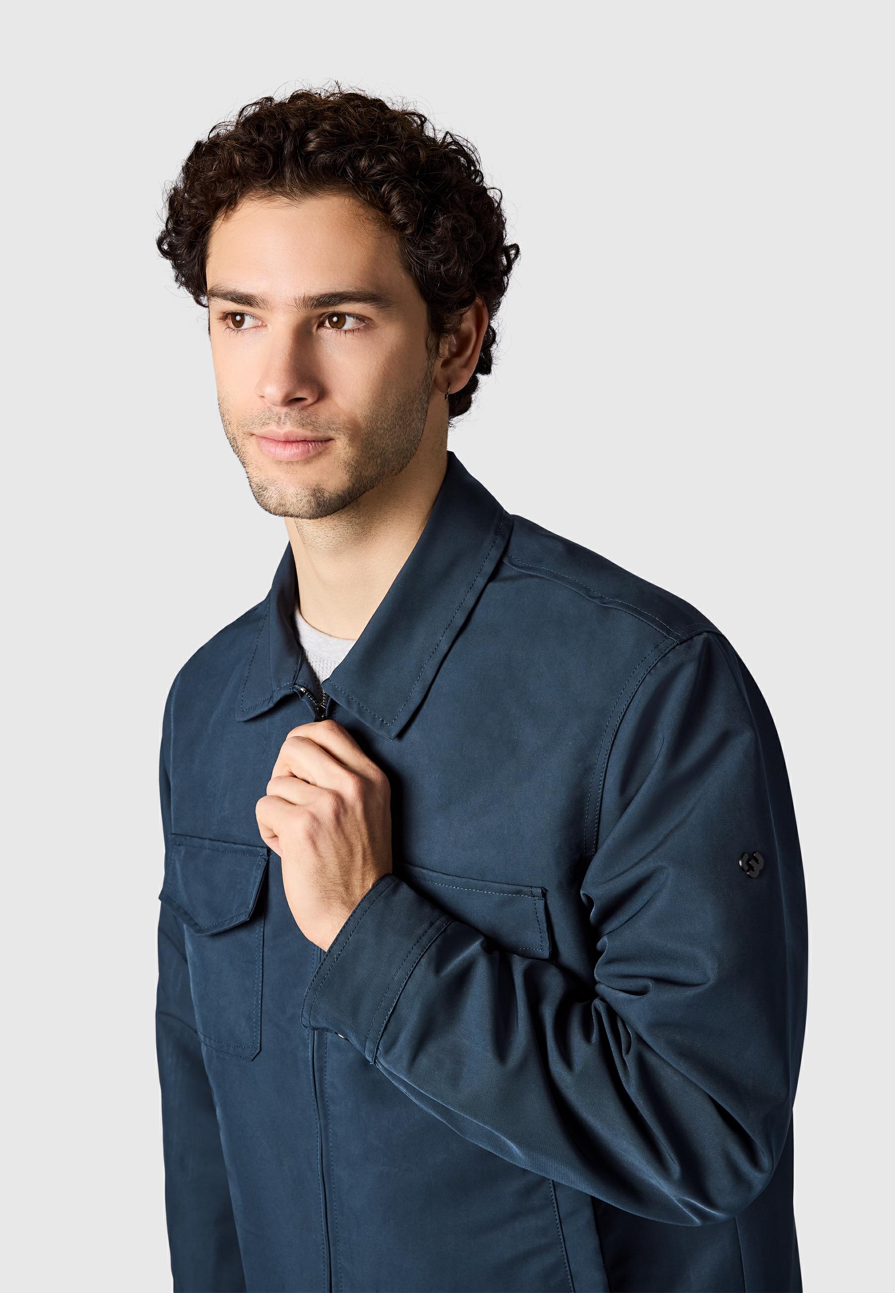 Übergangsjacke mit Hemdkragen "Dyphner YOUMODO" Navy