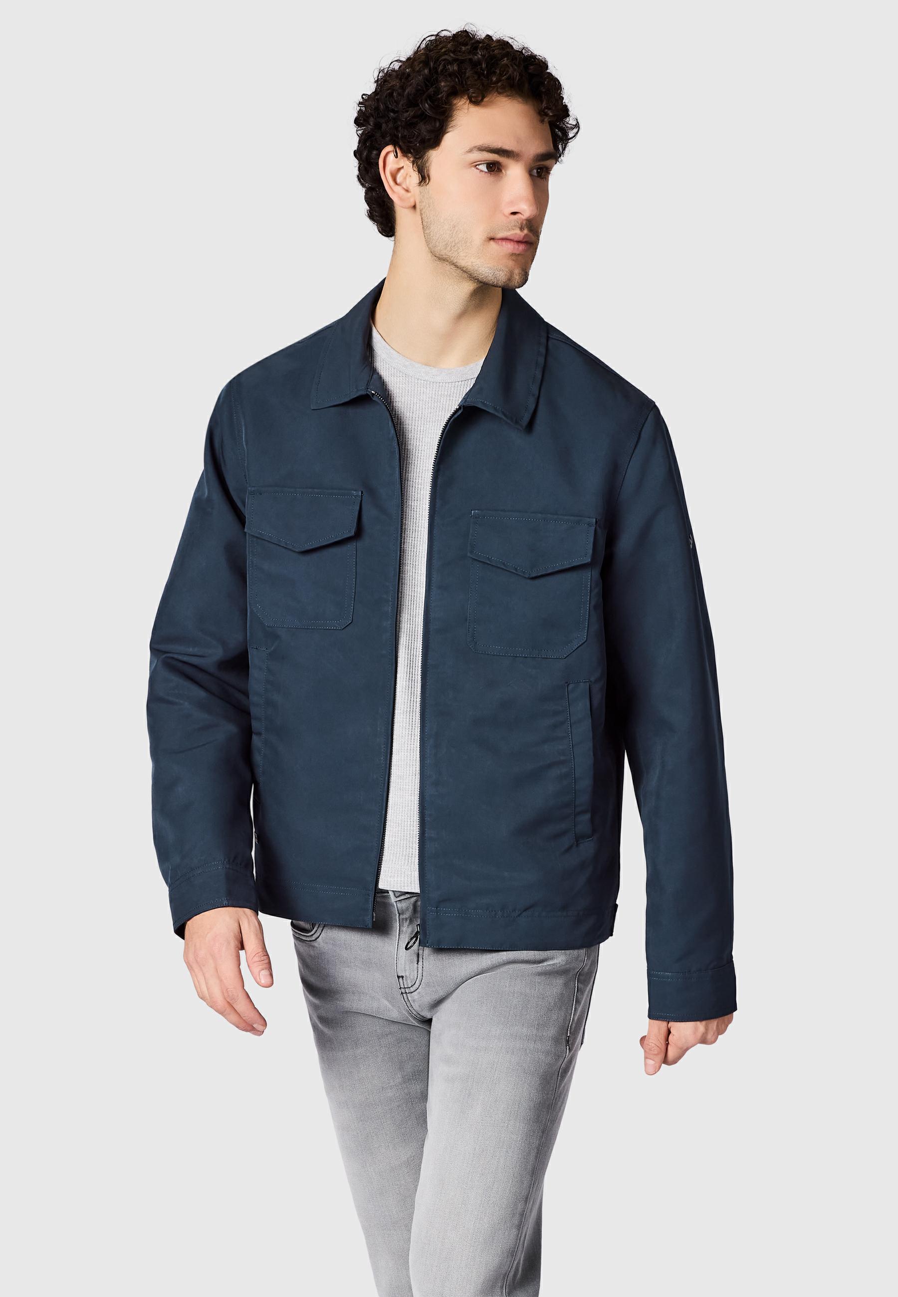 Übergangsjacke mit Hemdkragen "Dyphner YOUMODO" Navy