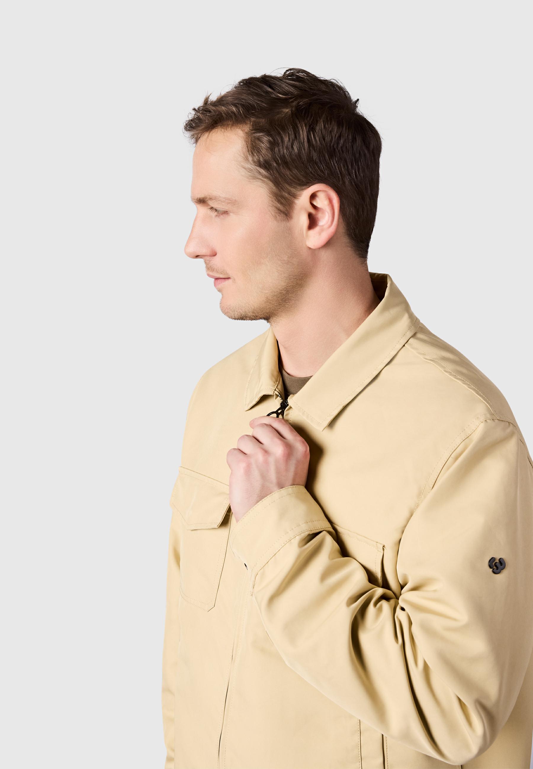 Übergangsjacke mit Hemdkragen "Dyphner YOUMODO" Sand