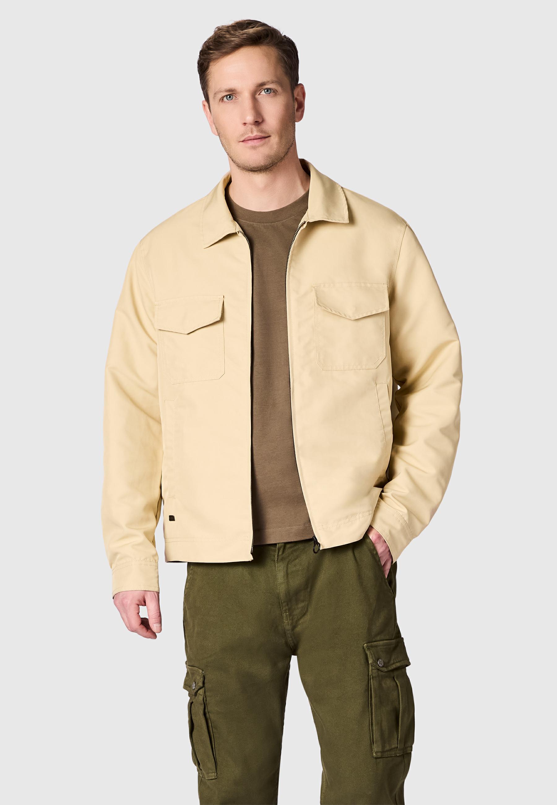 Übergangsjacke mit Hemdkragen "Dyphner YOUMODO" Sand