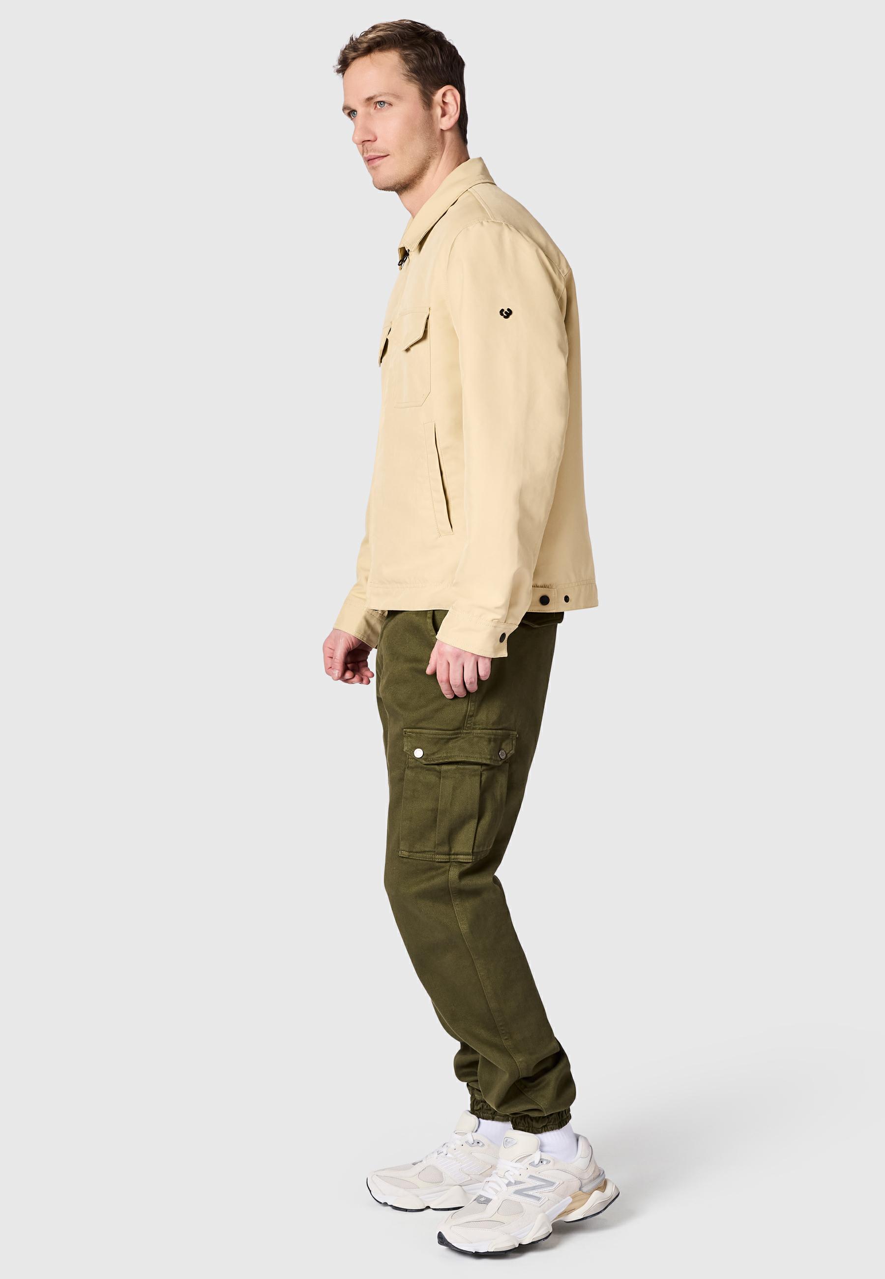Übergangsjacke mit Hemdkragen "Dyphner YOUMODO" Sand