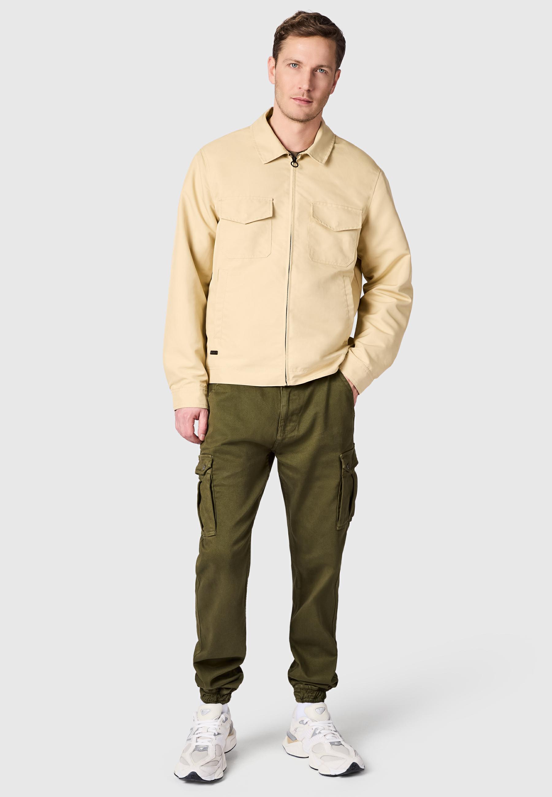 Übergangsjacke mit Hemdkragen "Dyphner YOUMODO" Sand