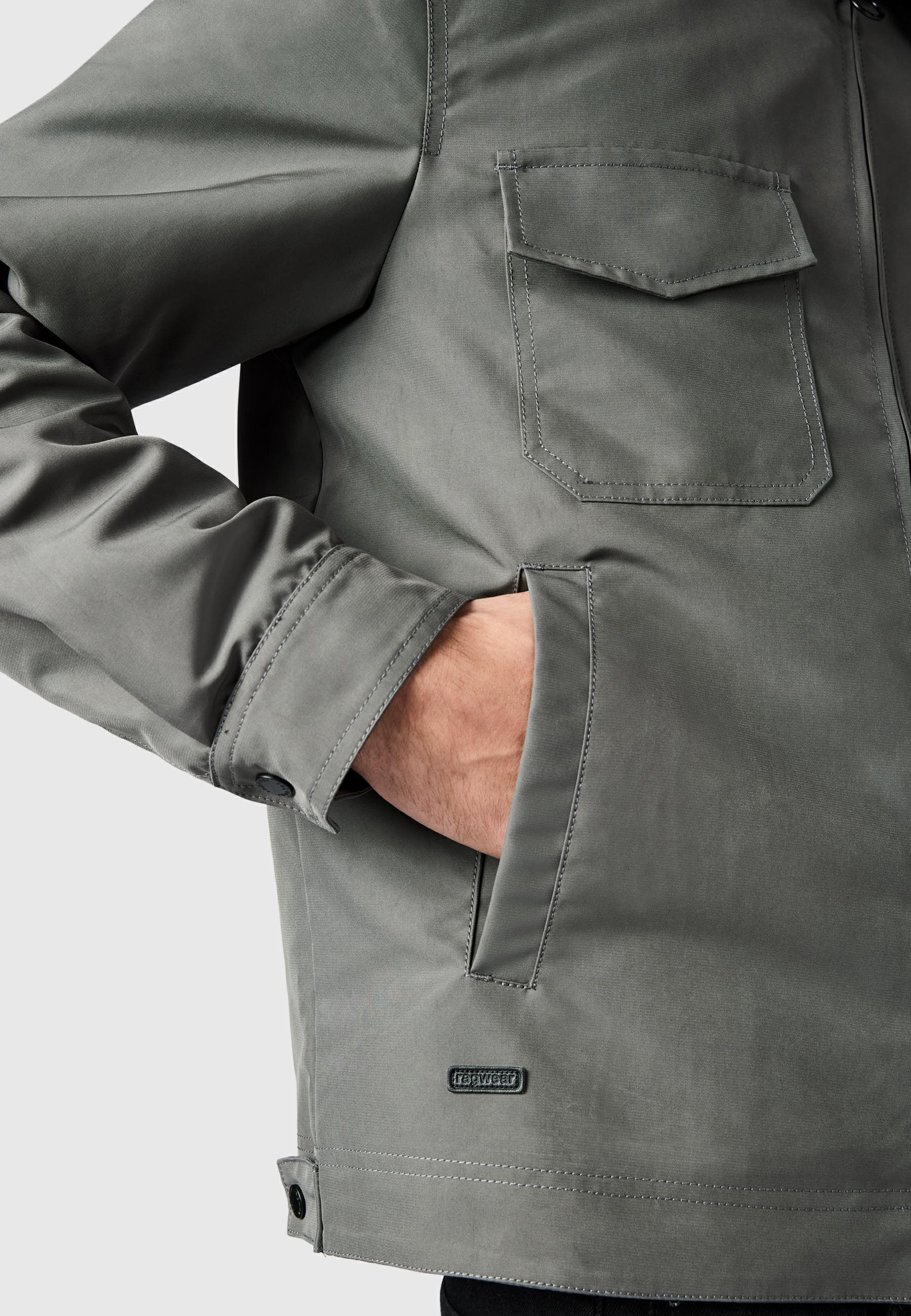 Übergangsjacke mit Hemdkragen "Dyphner YOUMODO" Stone Grey