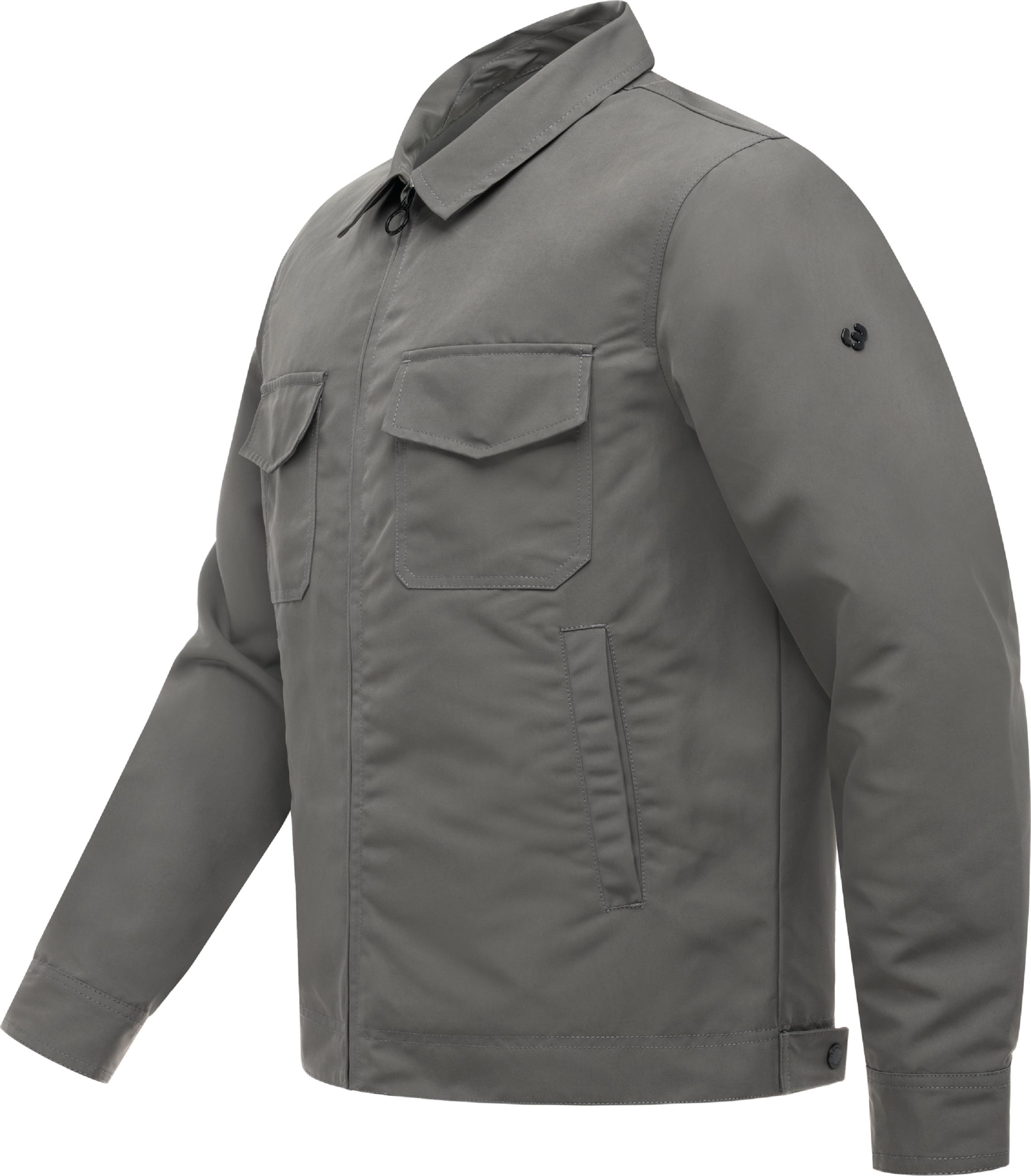 Übergangsjacke mit Hemdkragen "Dyphner YOUMODO" Stone Grey