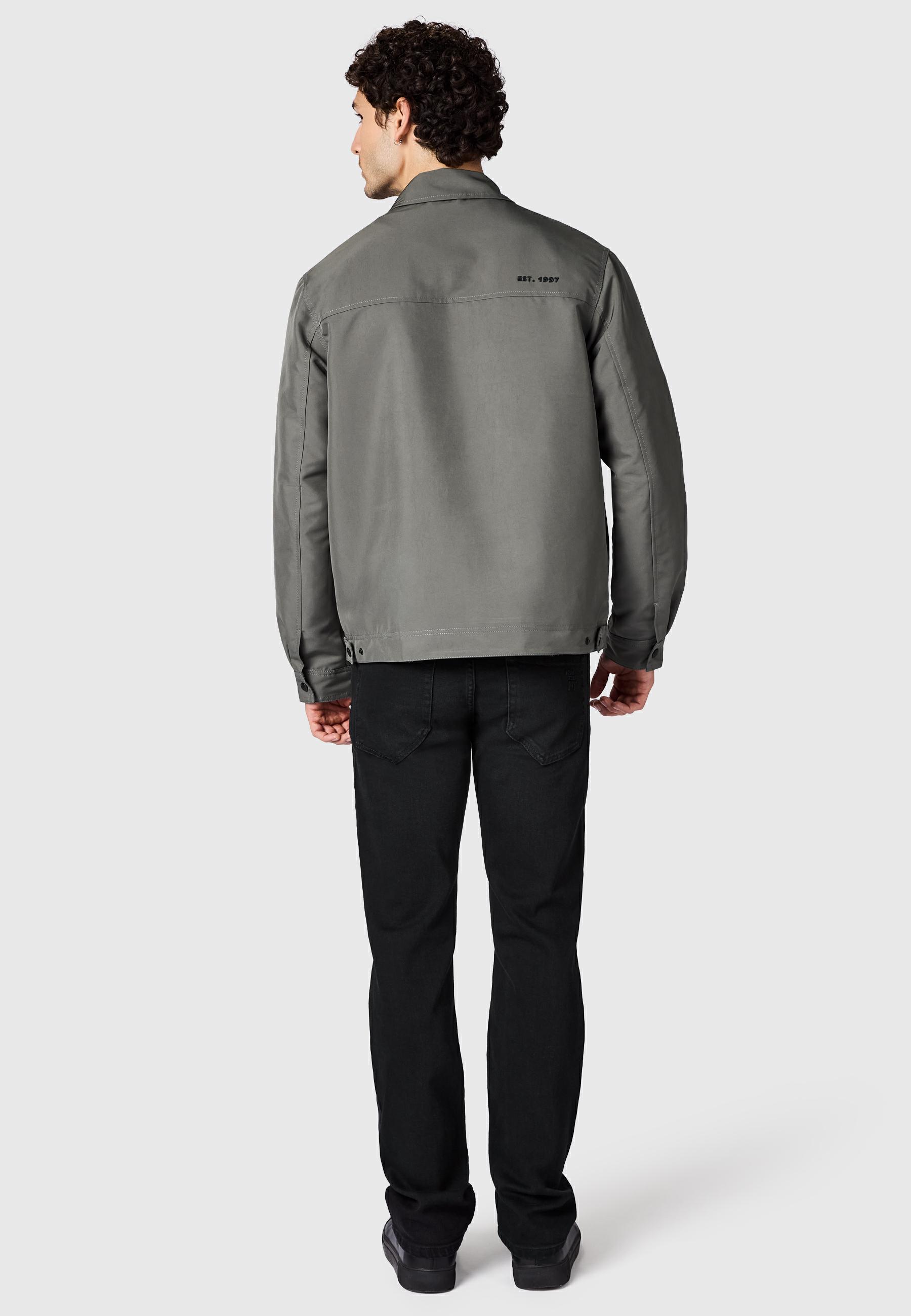 Übergangsjacke mit Hemdkragen "Dyphner YOUMODO" Stone Grey