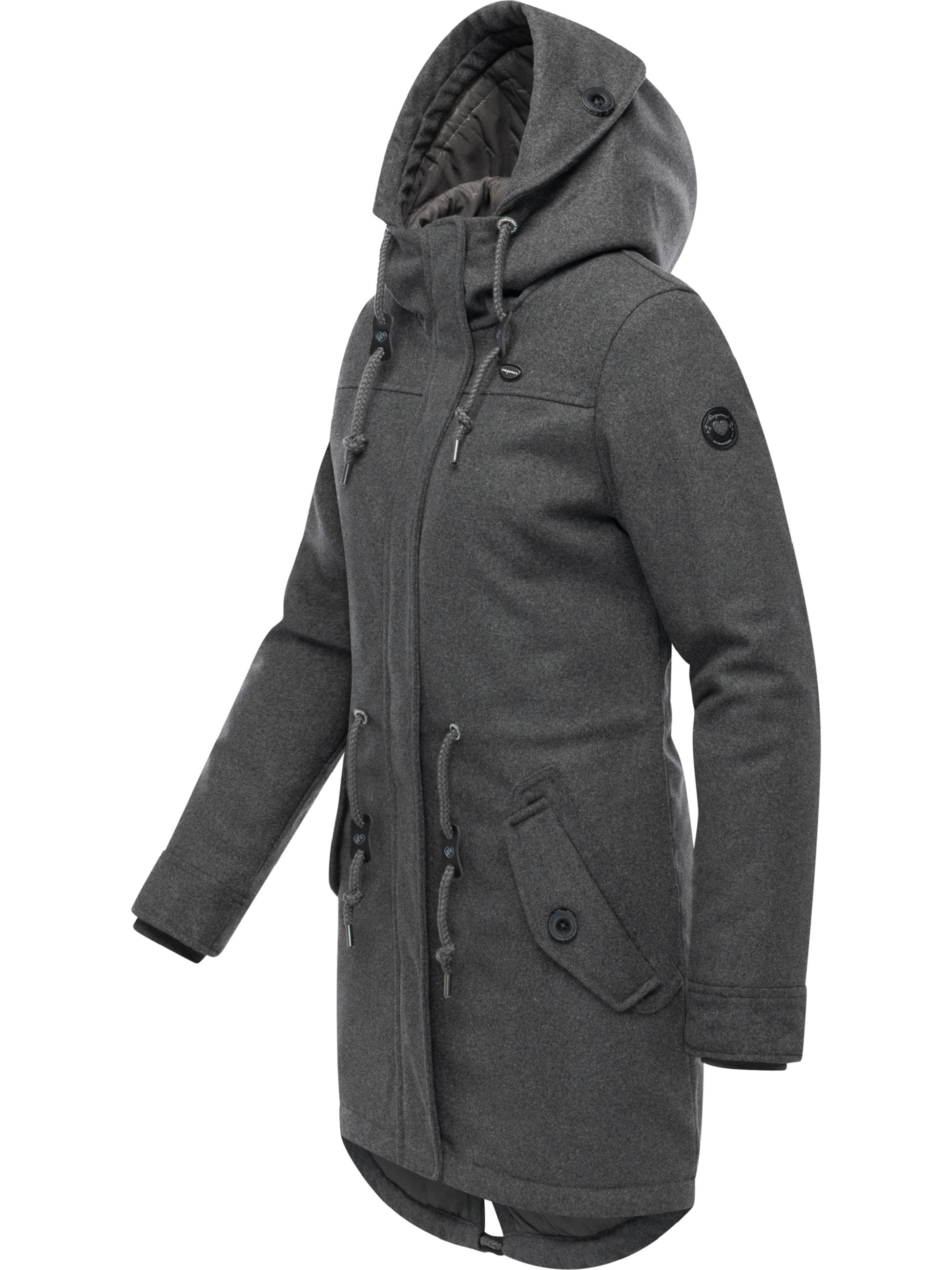 Warmer Winterparka "Ellba Coat A YOUMODO" Stone Grey