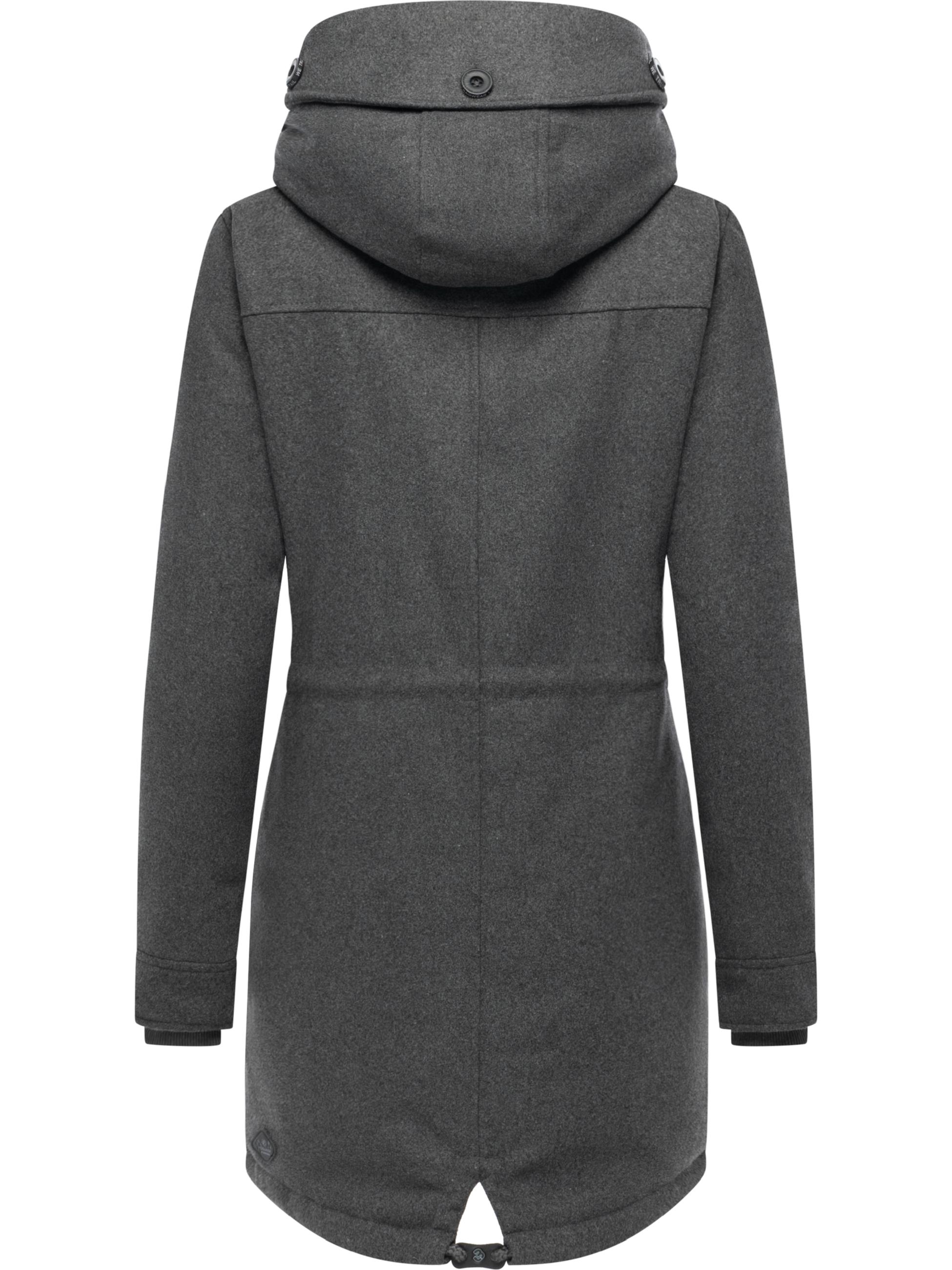 Warmer Winterparka "Ellba Coat A YOUMODO" Stone Grey