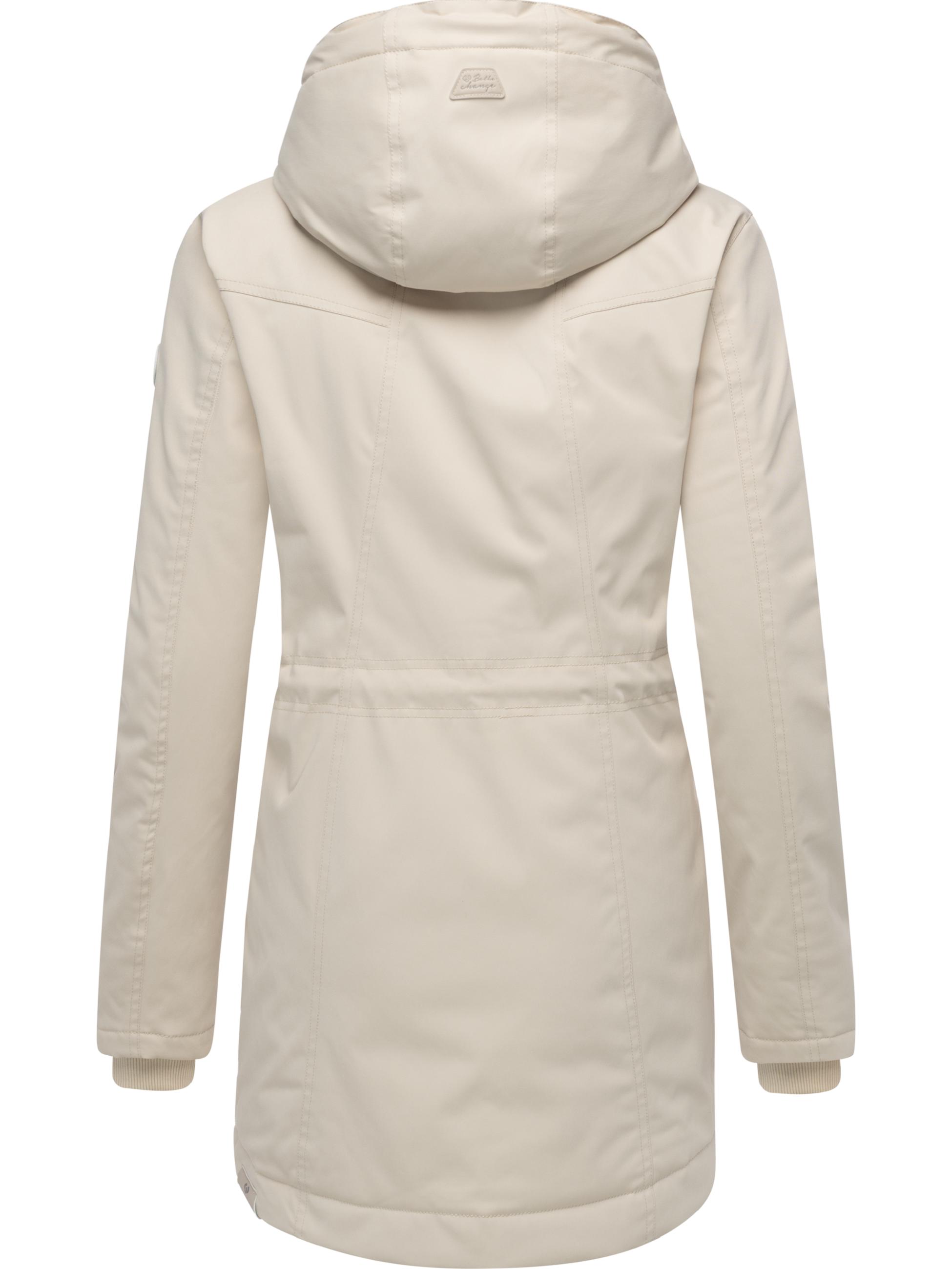 Winterparka mit auffälligen Taillenkordeln "Ellsa YOUMODO" Ecru